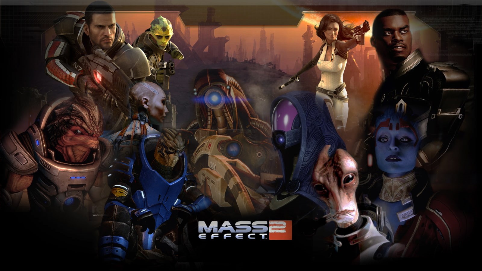 technology, adult, male likeness, Mass Effect, representation, young women, 720P, young adult, group, night, women, group of people, architecture, occupation, HD Wallpaper