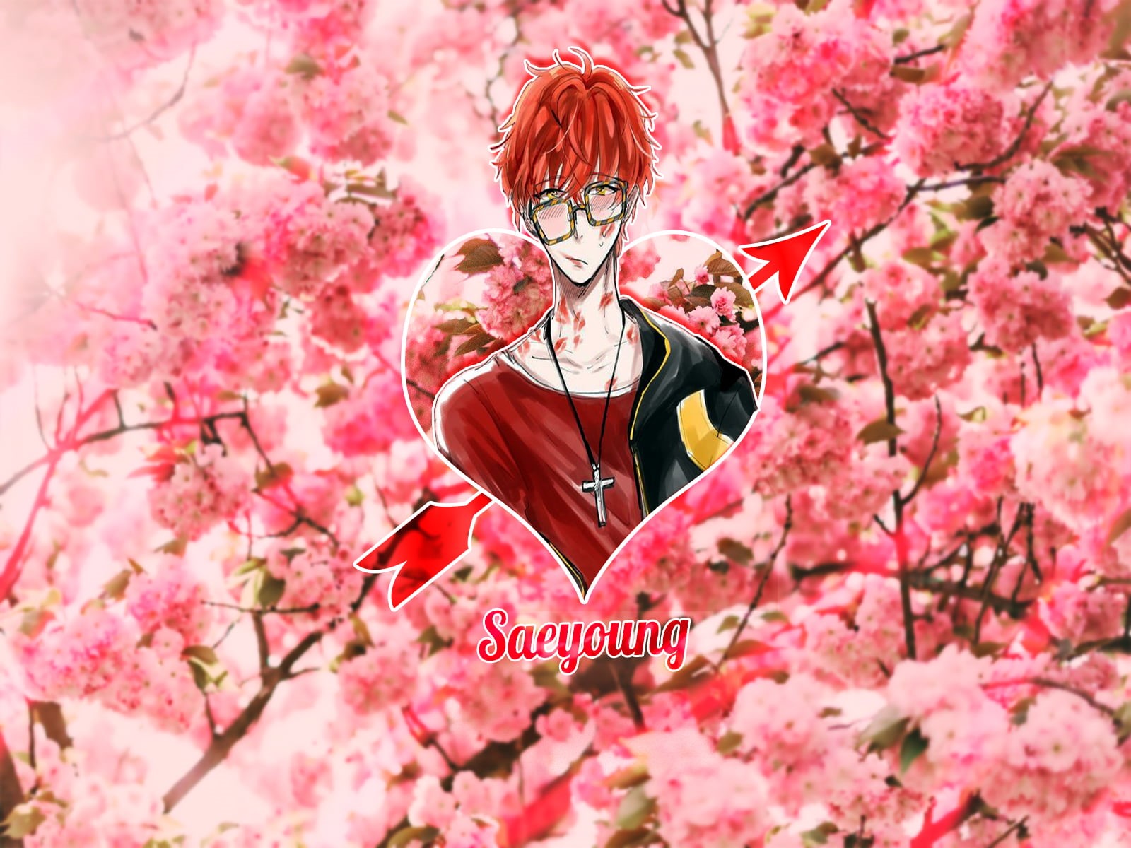 Game Boy Advance, anime boys, 720P, Mystic Messenger, HD Wallpaper