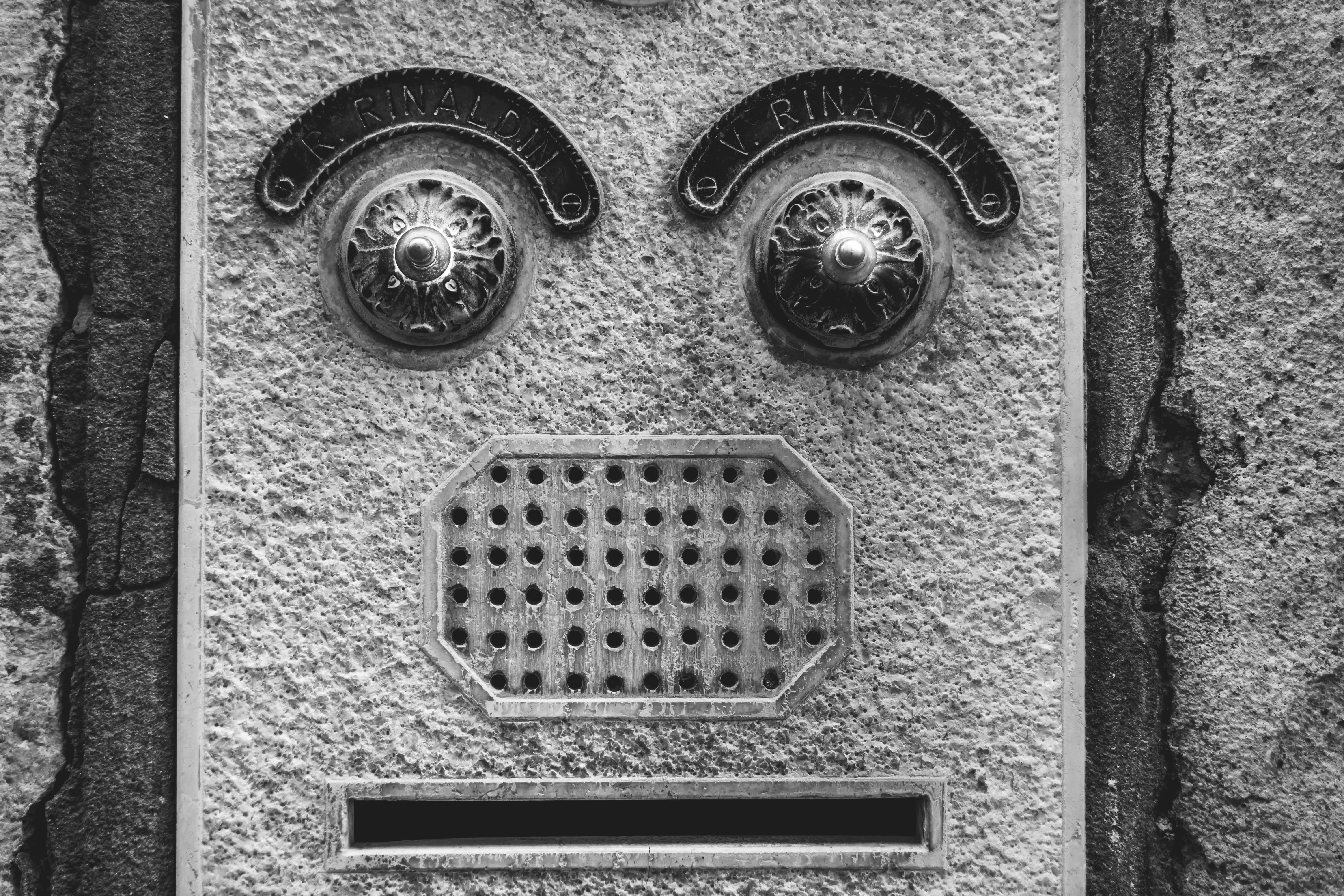 venice, pattern, close-up, wall - building feature, italy, door bell, security, shape, outdoors, built structure, circle, protection, exhaust fan, metal, HD Wallpaper