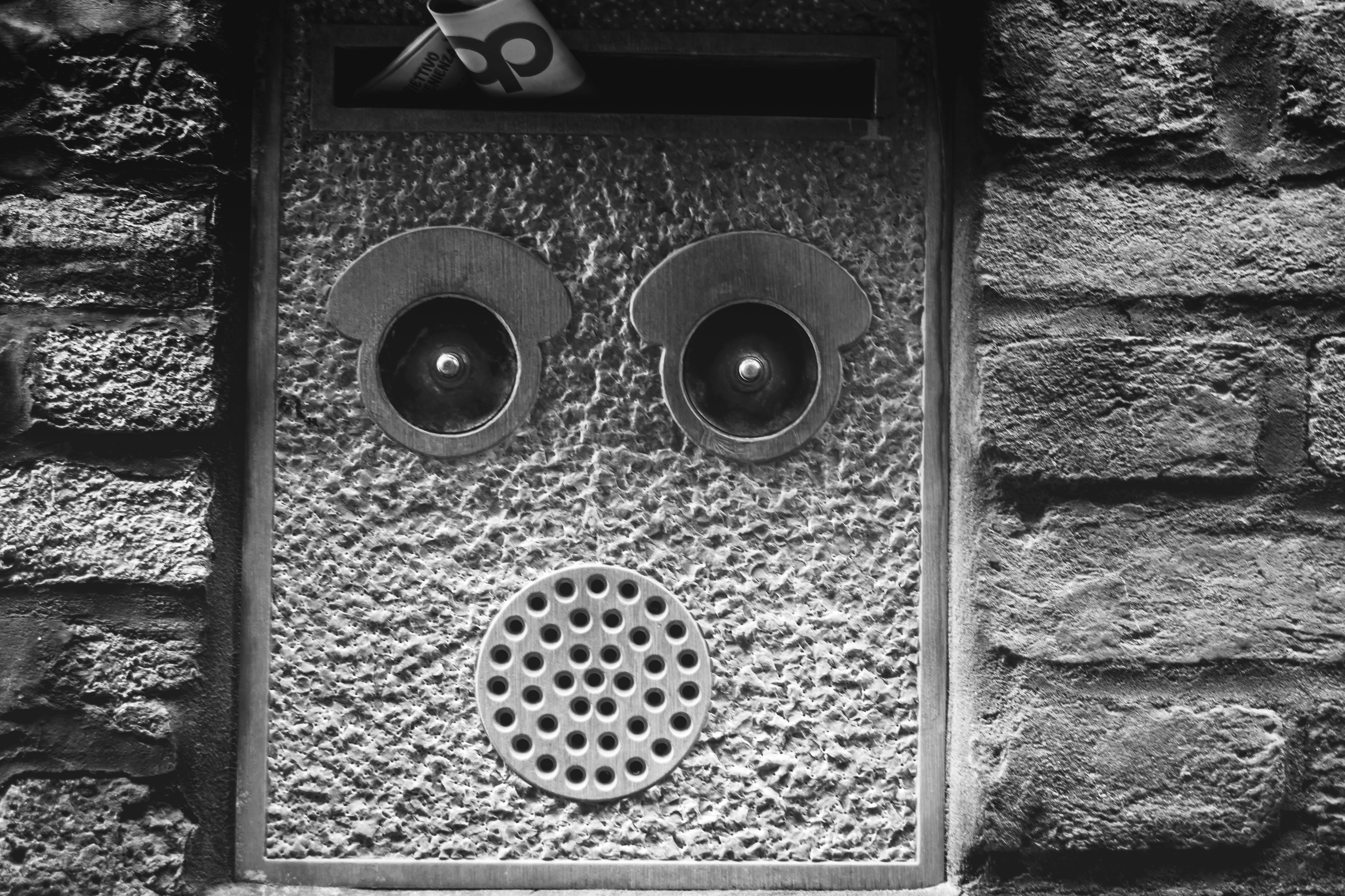 textured, italy, entrance, detail, what are your looking at?, close-up, design, built structure, 5K, wall - building feature, door bell, wall, shape, stone wall, HD Wallpaper