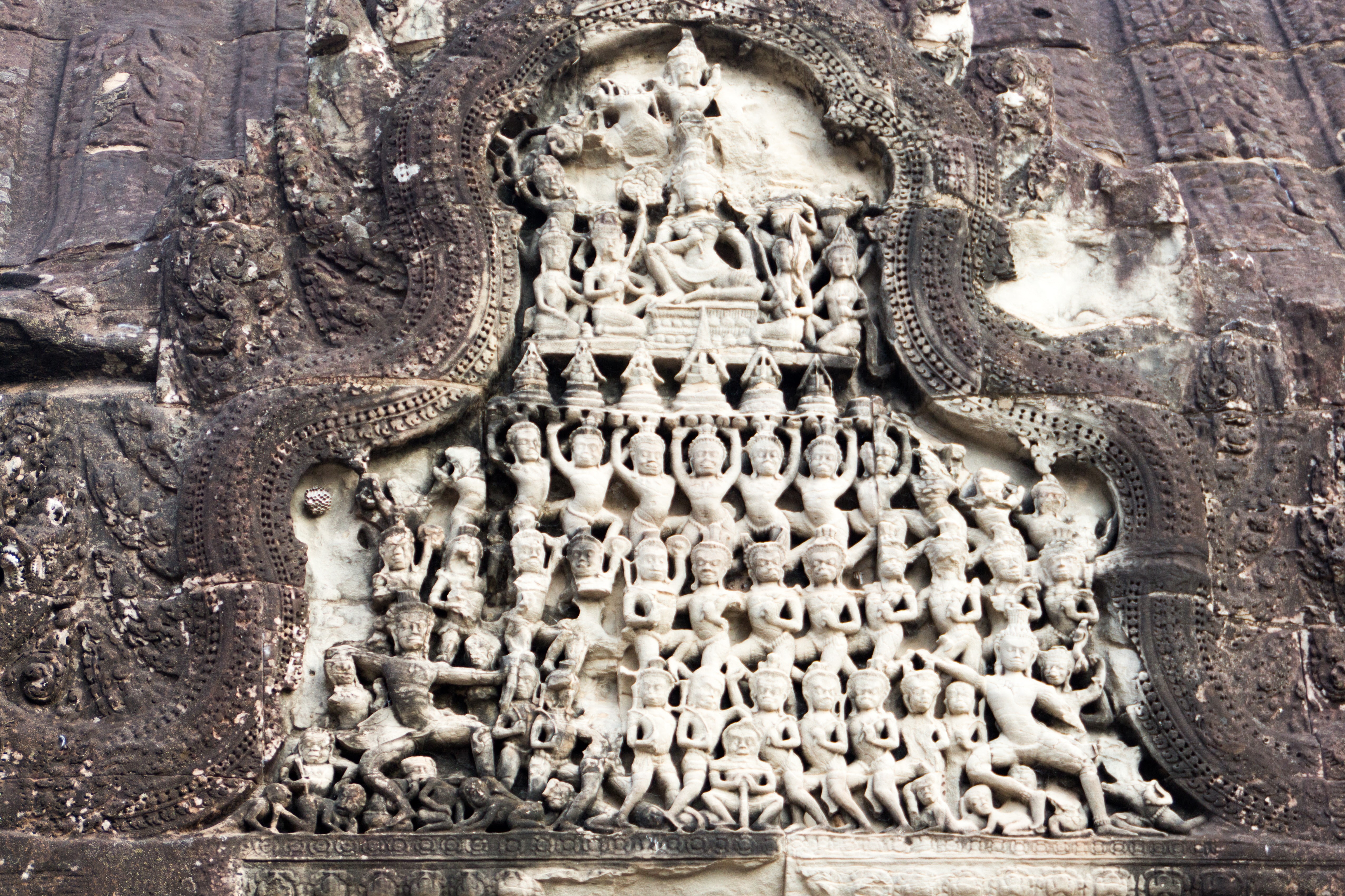 religion, Cambodia, craft, history, carving - craft product, art and craft, carving, representation, male likeness, 4K, statue, ancient, World Heritage Site, HD Wallpaper