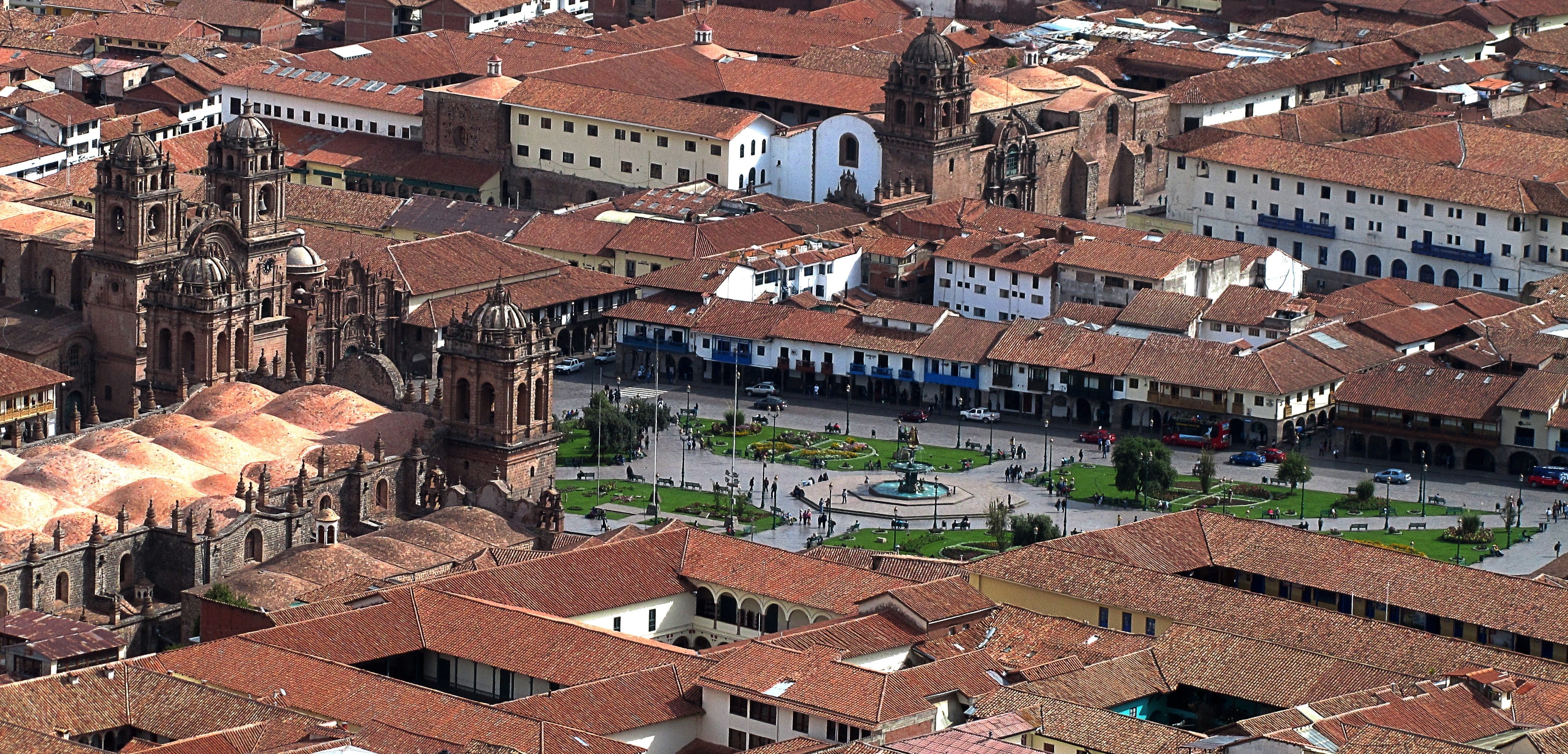 town, high angle view, crowded, city, steeples, residential district, architecture, house, peru, building exterior, townscape, day, outdoors, cusco, nature, HD Wallpaper