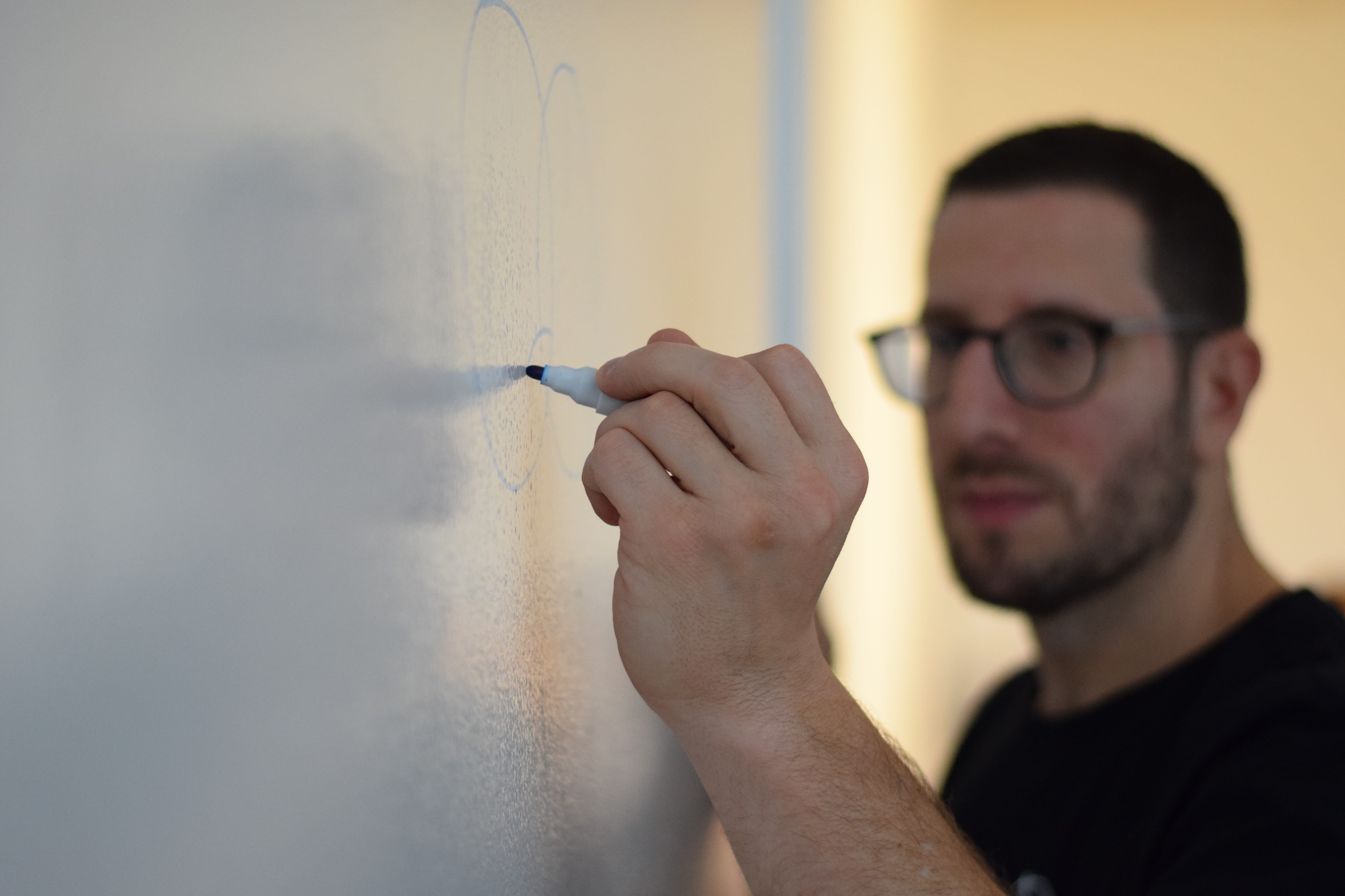 user experience, ideation, paintbrush, indoors, working, unicorn dojo, design, finger, one person, holding, toronto, wall - building feature, human, whiteboard, HD Wallpaper