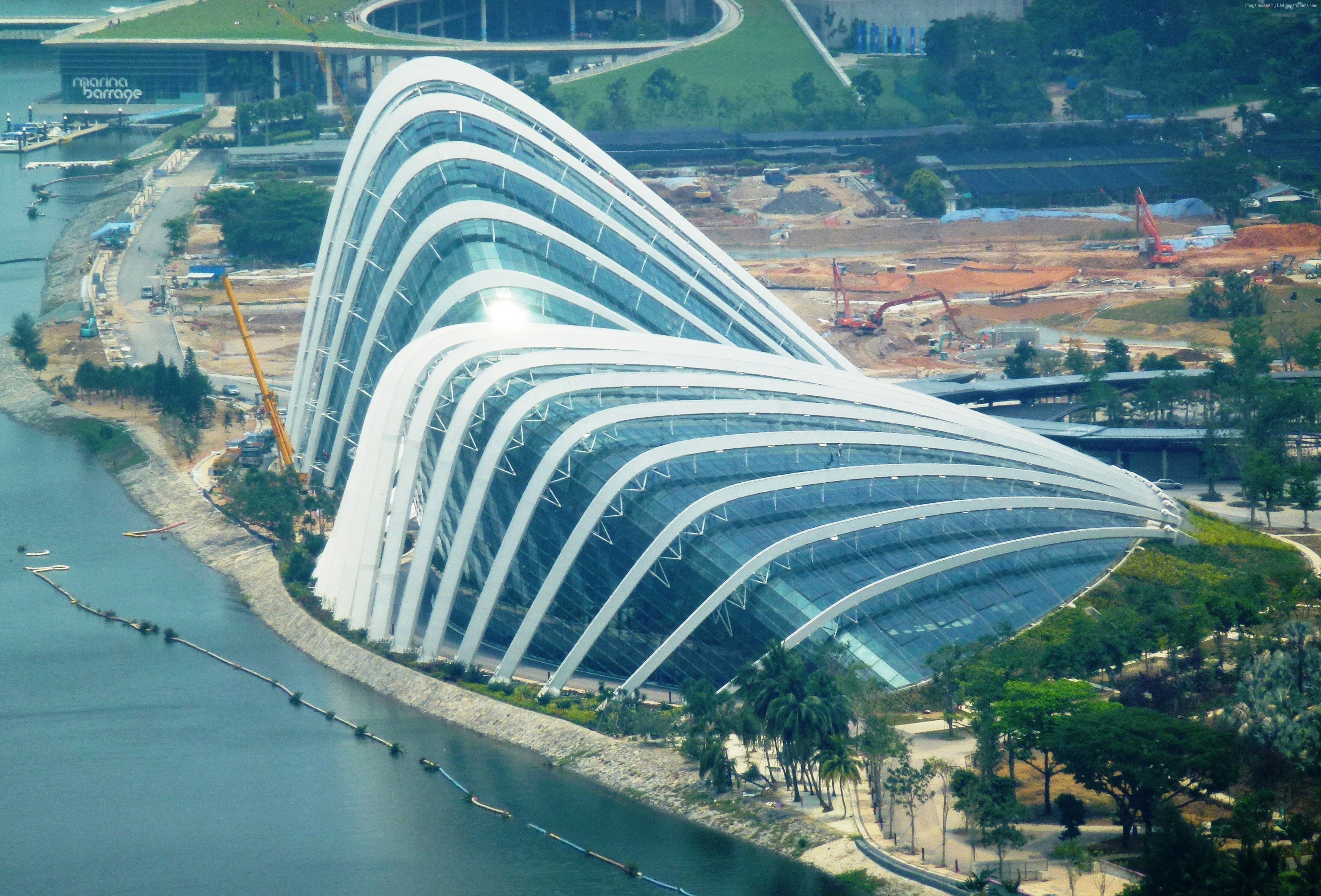 Singapore, Travel, Gardens by the Bay, 4K, Tourism, HD Wallpaper