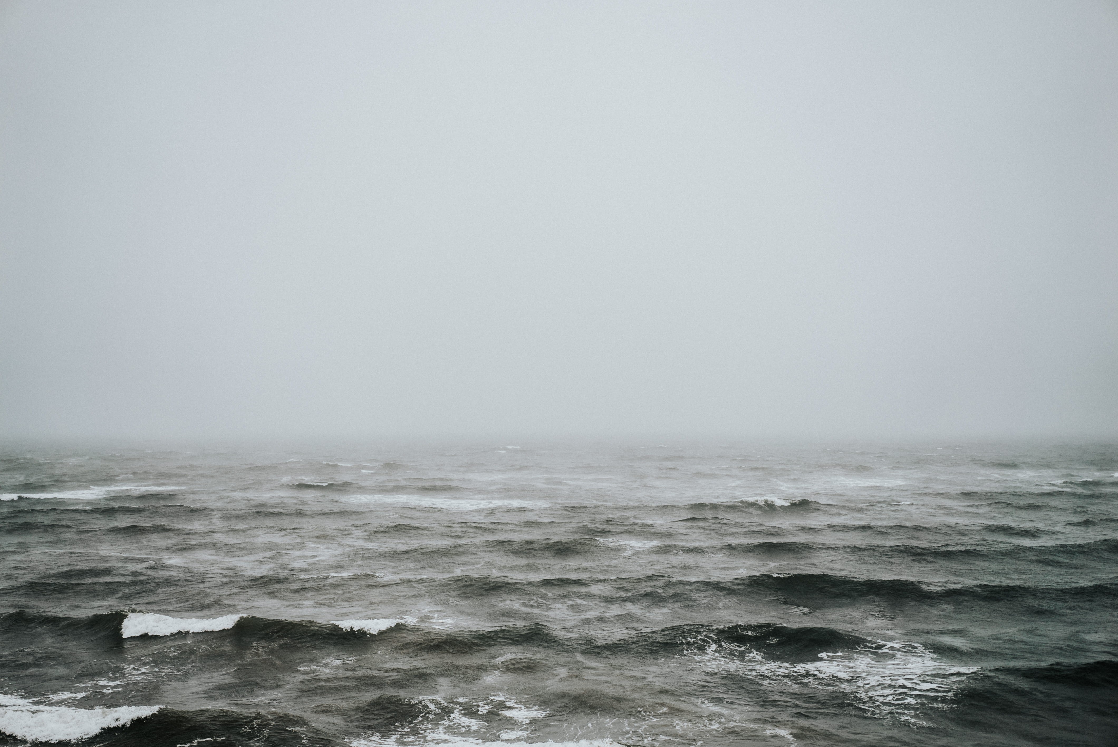 beauty in nature, day, motion, horizon over water, tranquility, environment, stormy, no people, photography, ocean, power in nature, photo, rain, nature, HD Wallpaper