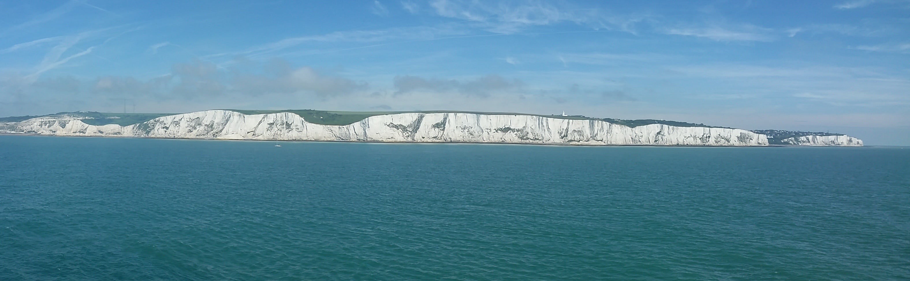 tranquil scene, blue, environment, photo, scenics - nature, beauty in nature, outdoors, water, waterfront, ice, sky, panorama, united kingdom, white cliffs, HD Wallpaper