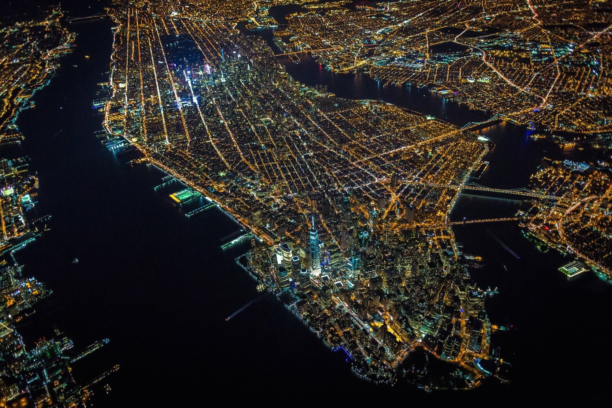 Vincent Laforet, New York City, Manhattan, 1080P, HD Wallpaper