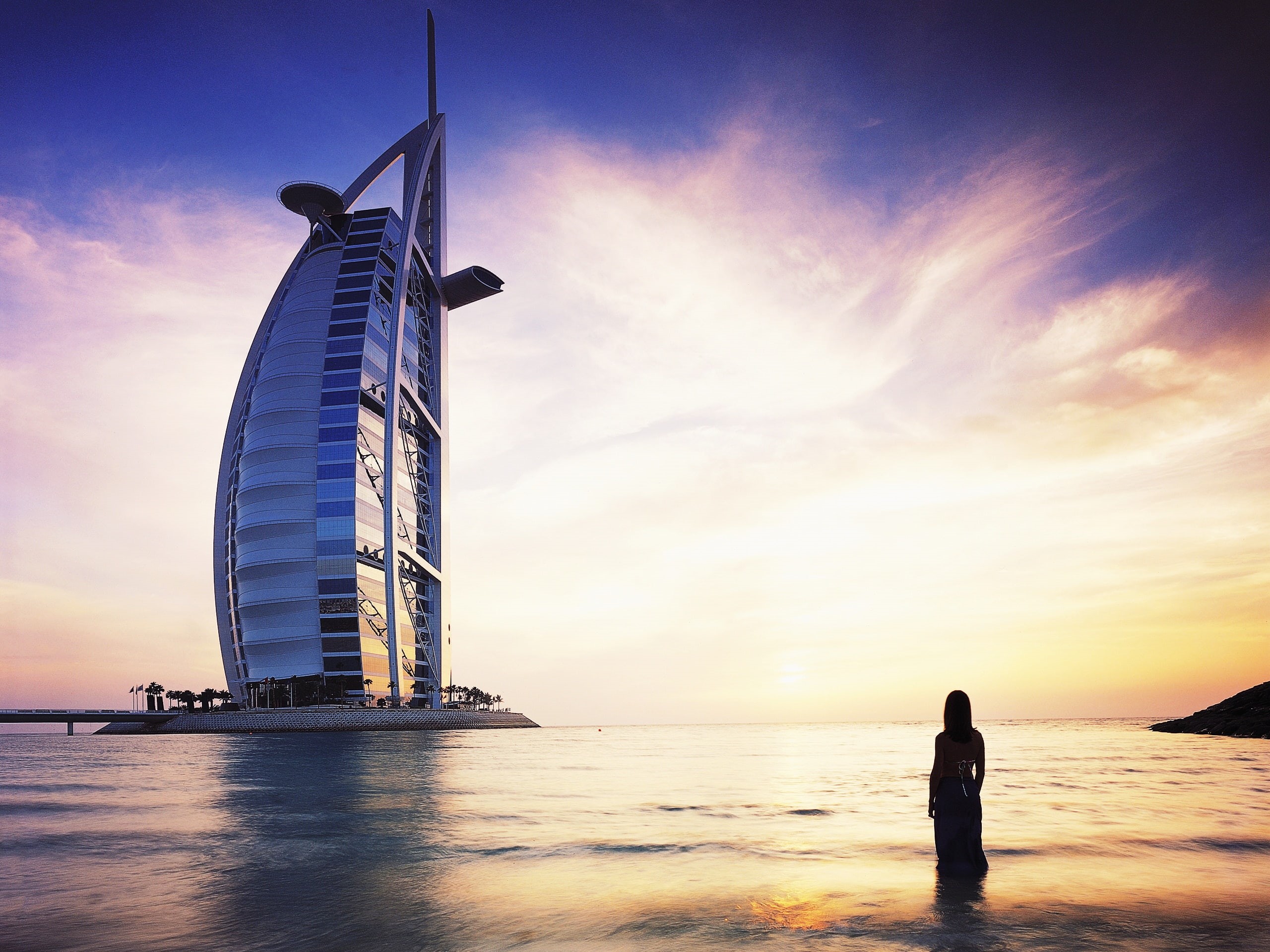 al, arab, burj, hotel, 2K, dubai, HD Wallpaper