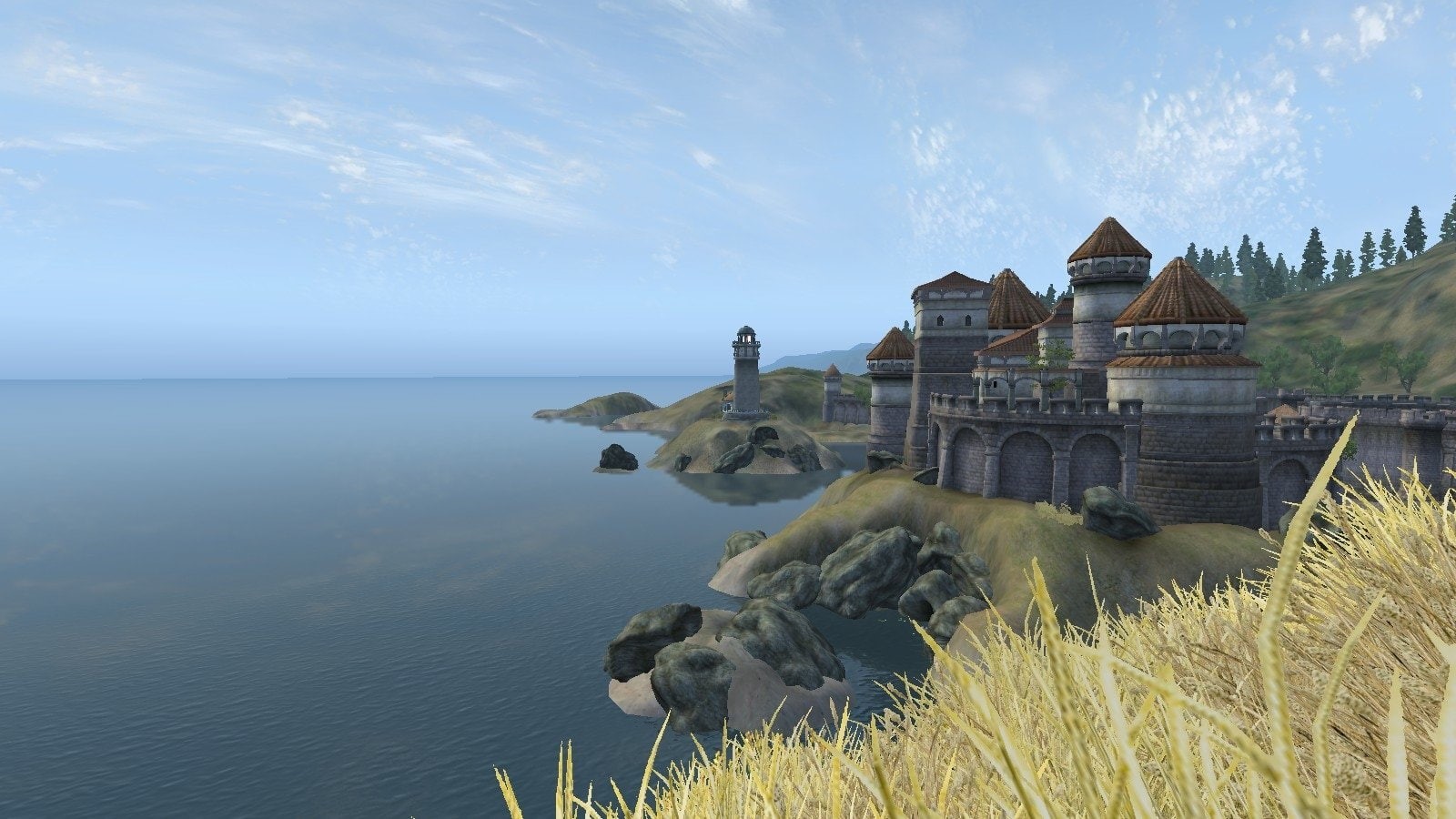 Oblivion Sky Tower 3d Render Day Architecture Building