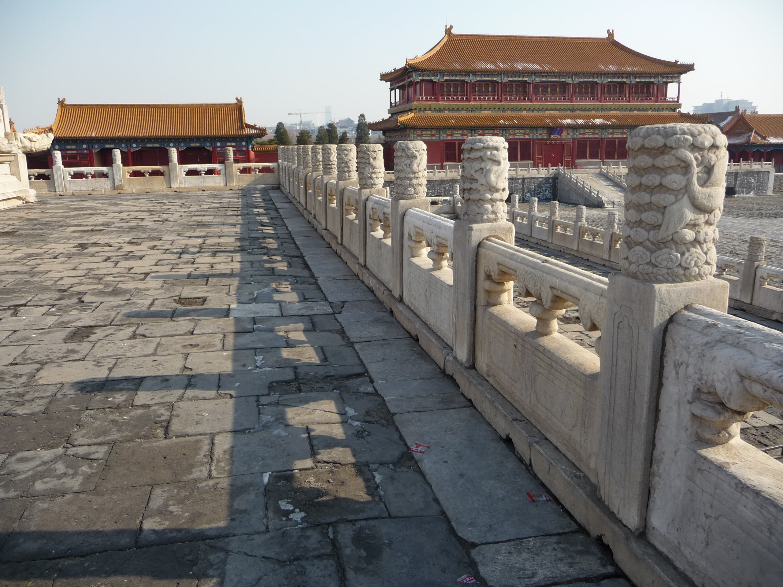 palace, famous Place, religion, art and craft, east Asian Culture, built structure, white marble, outdoors, belief, travel destinations, 2K, the national palace museum, HD Wallpaper