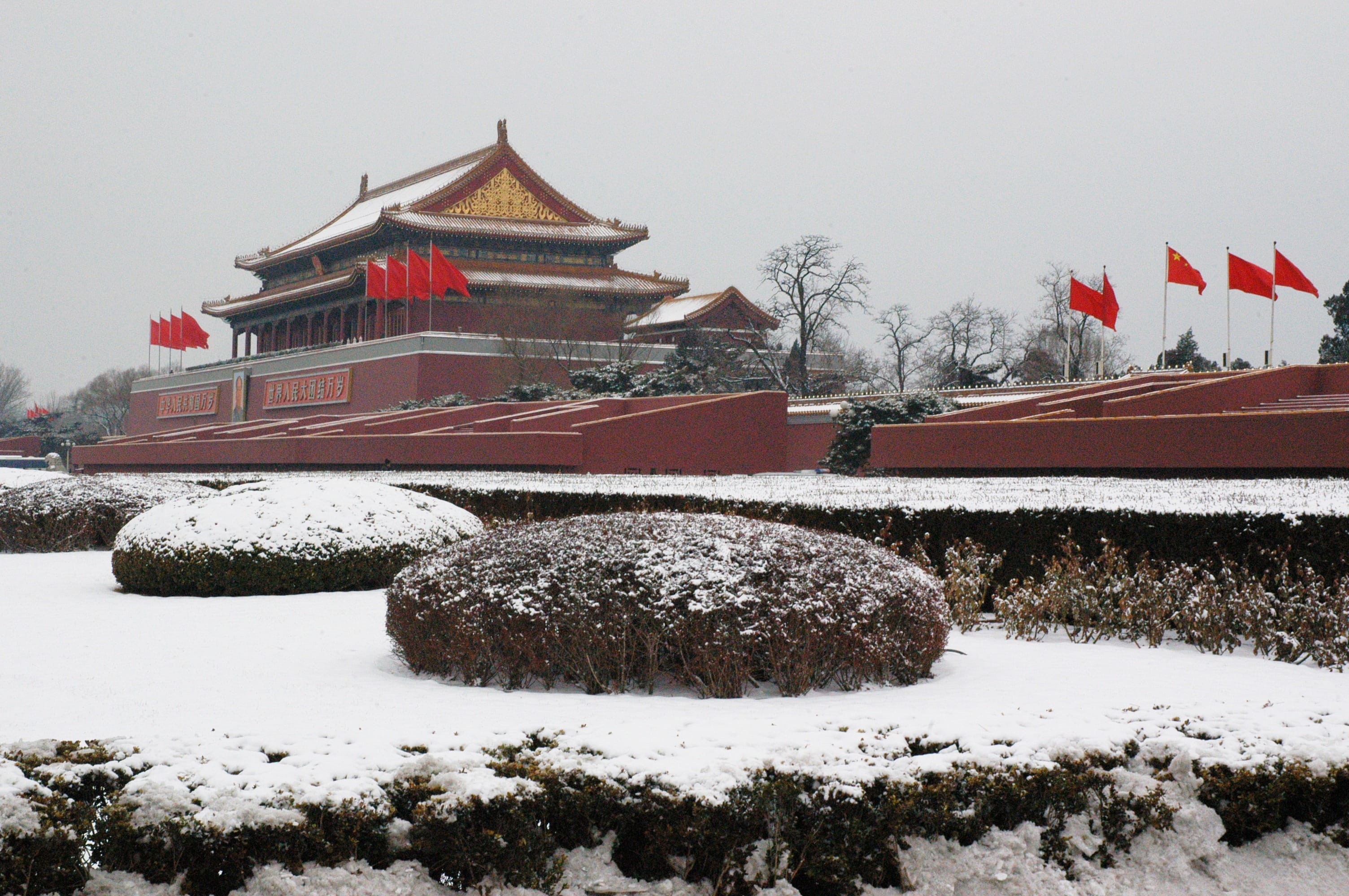 cultures, landmark, traditional, nature, asia, red, Architecture, ancient, history, building exterior, tourism, no people, capital, China, day, imperial, HD Wallpaper