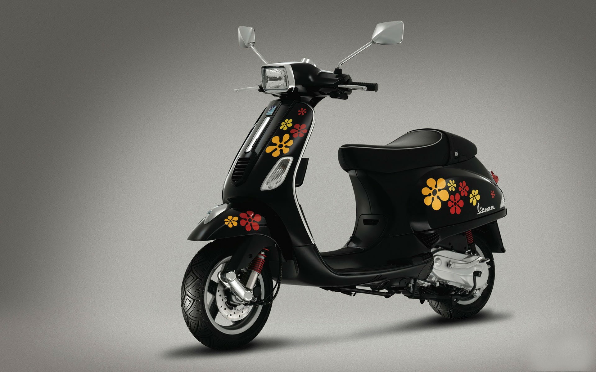 land vehicle, single object, wheel, still life, toy, white background, transportation, indoors, 2008, close-up, gray, vespa, plastic, technology, scooter, HD Wallpaper