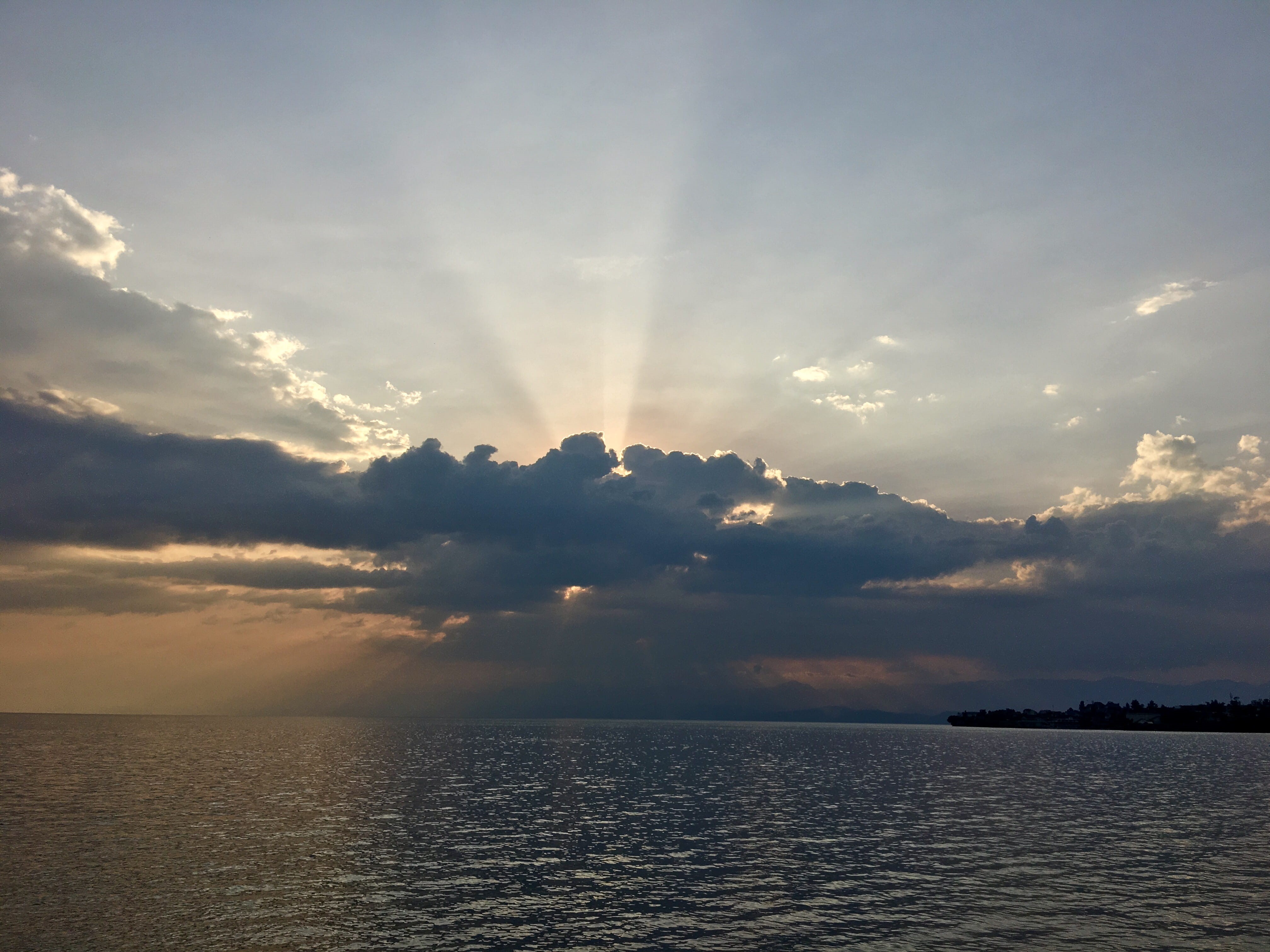 no people, outdoors, lake, nature, cloud - sky, non-urban scene, tranquil scene, beauty in nature, scenics - nature, gorillas lake kivu hotel, idyllic, HD Wallpaper