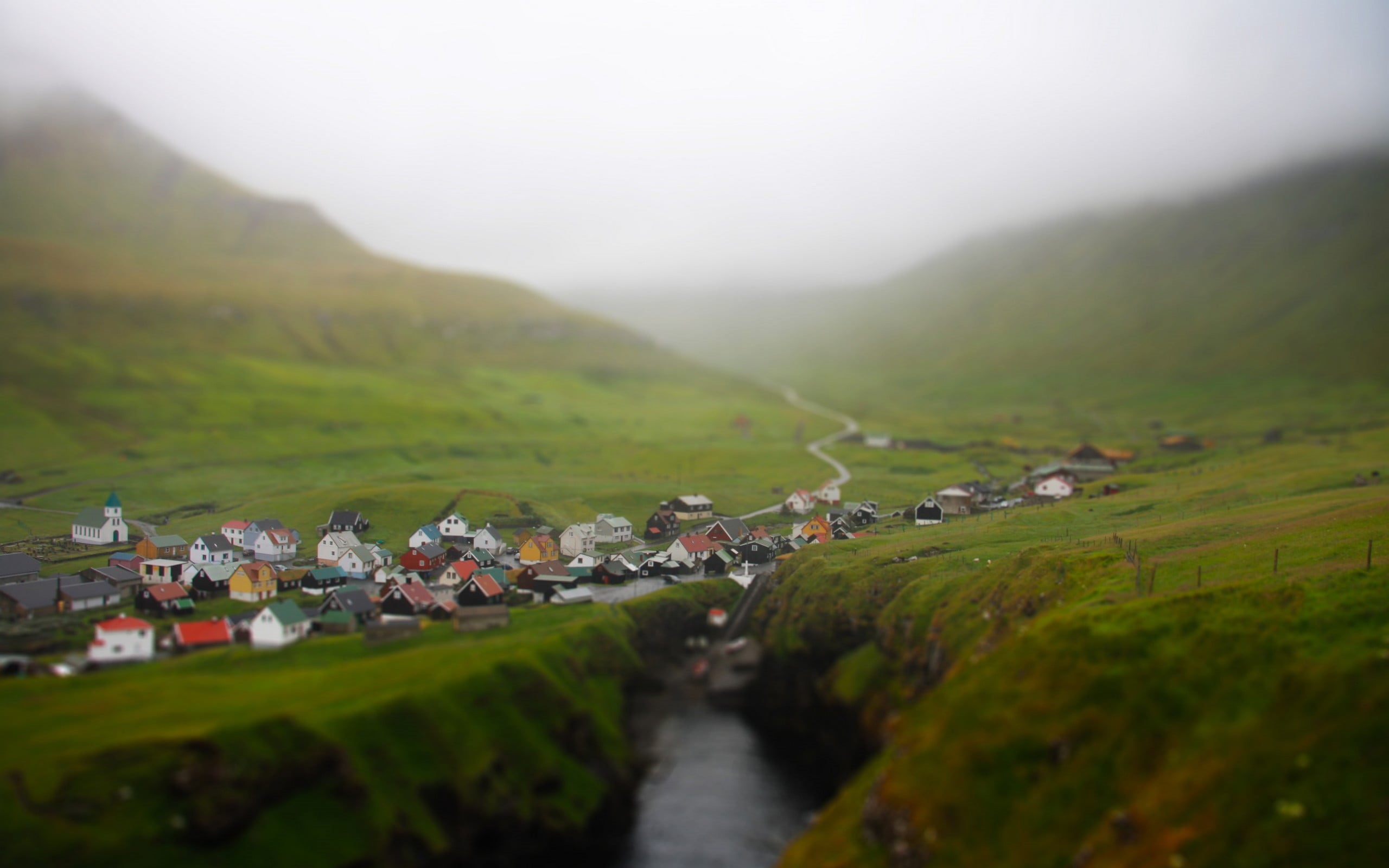 cultures, mountain, beauty In Nature, rural Scene, panoramic, outdoors, meadow, town, scenics - nature, tourism, valley, building, 2K, day, scenics, europe, HD Wallpaper