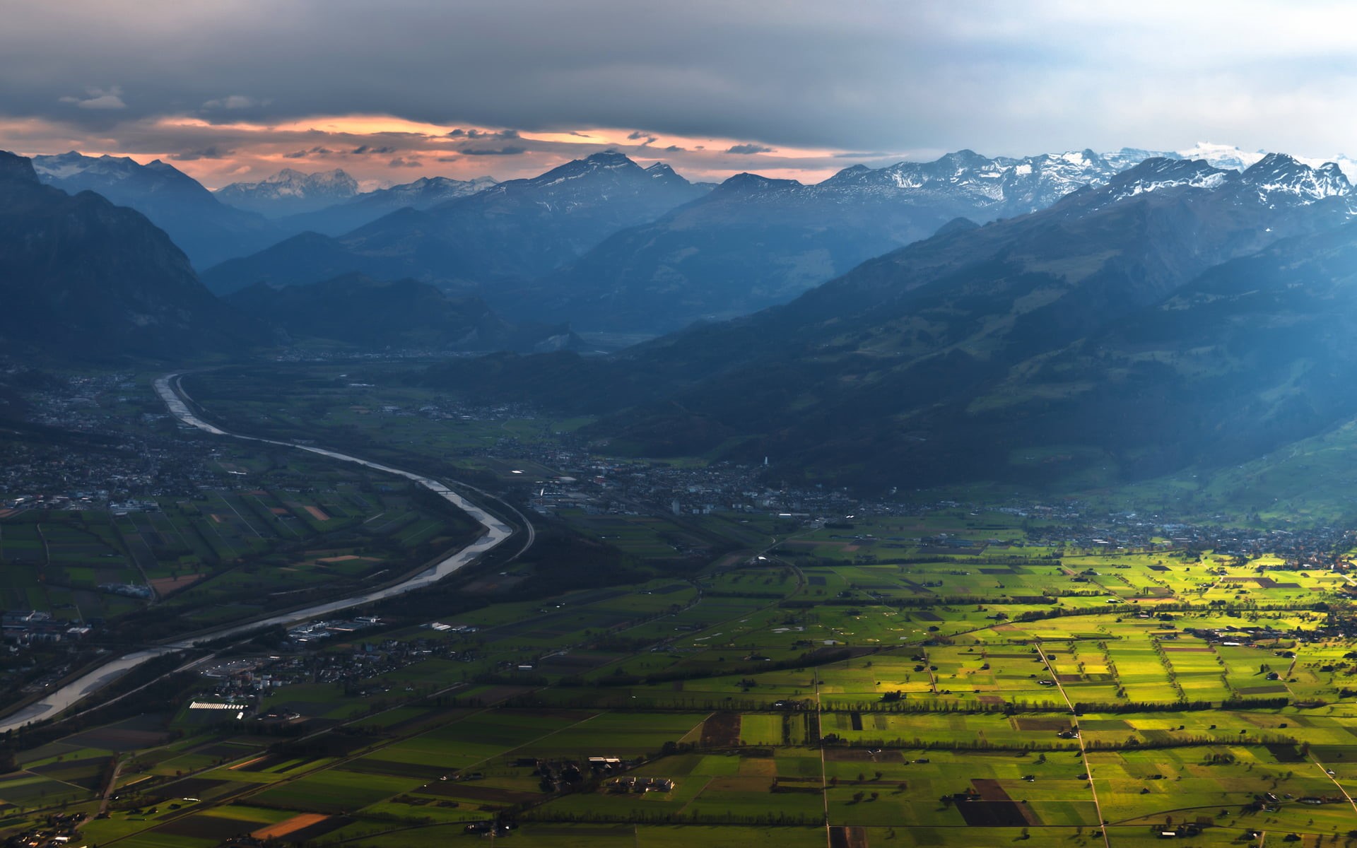 valley, tranquil scene, asia, plant, landscape, environment, tourism, farm, no people, aerial, europe, mountains, non-Urban Scene, mountain, mountain Peak, HD Wallpaper
