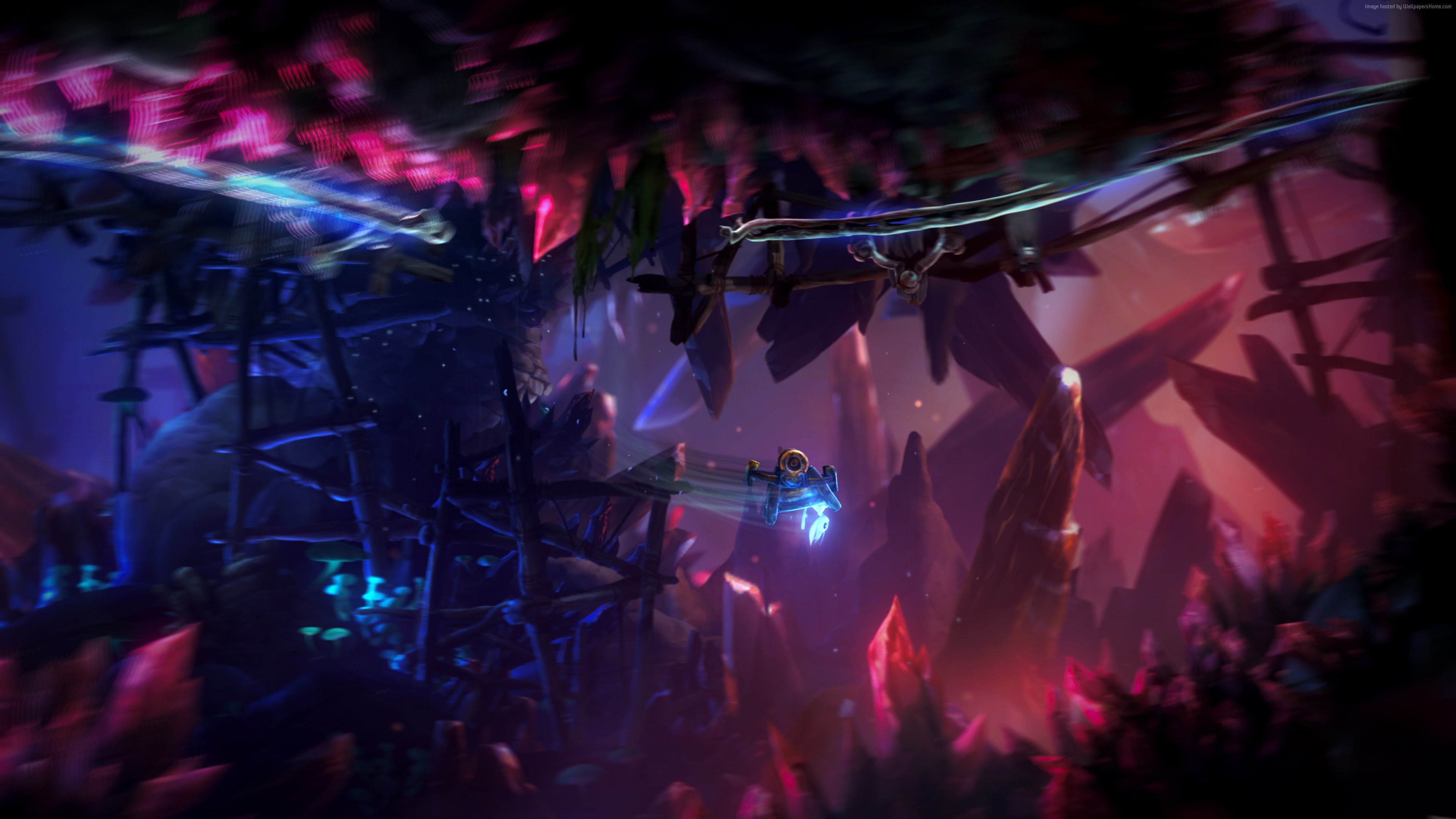 E3 2018, 4K, screenshots, 4K, Ori and the Will of the Wisps, HD Wallpaper