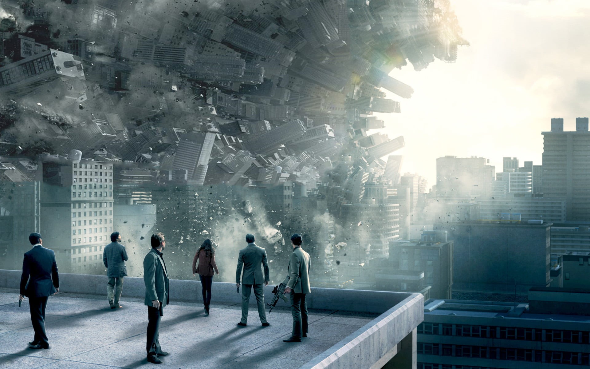 women, video, looking at view, office Building, famous Place, city Life, movies, near, sunlight, building, architecture, digital, cityscape, standing, 1080P, HD Wallpaper
