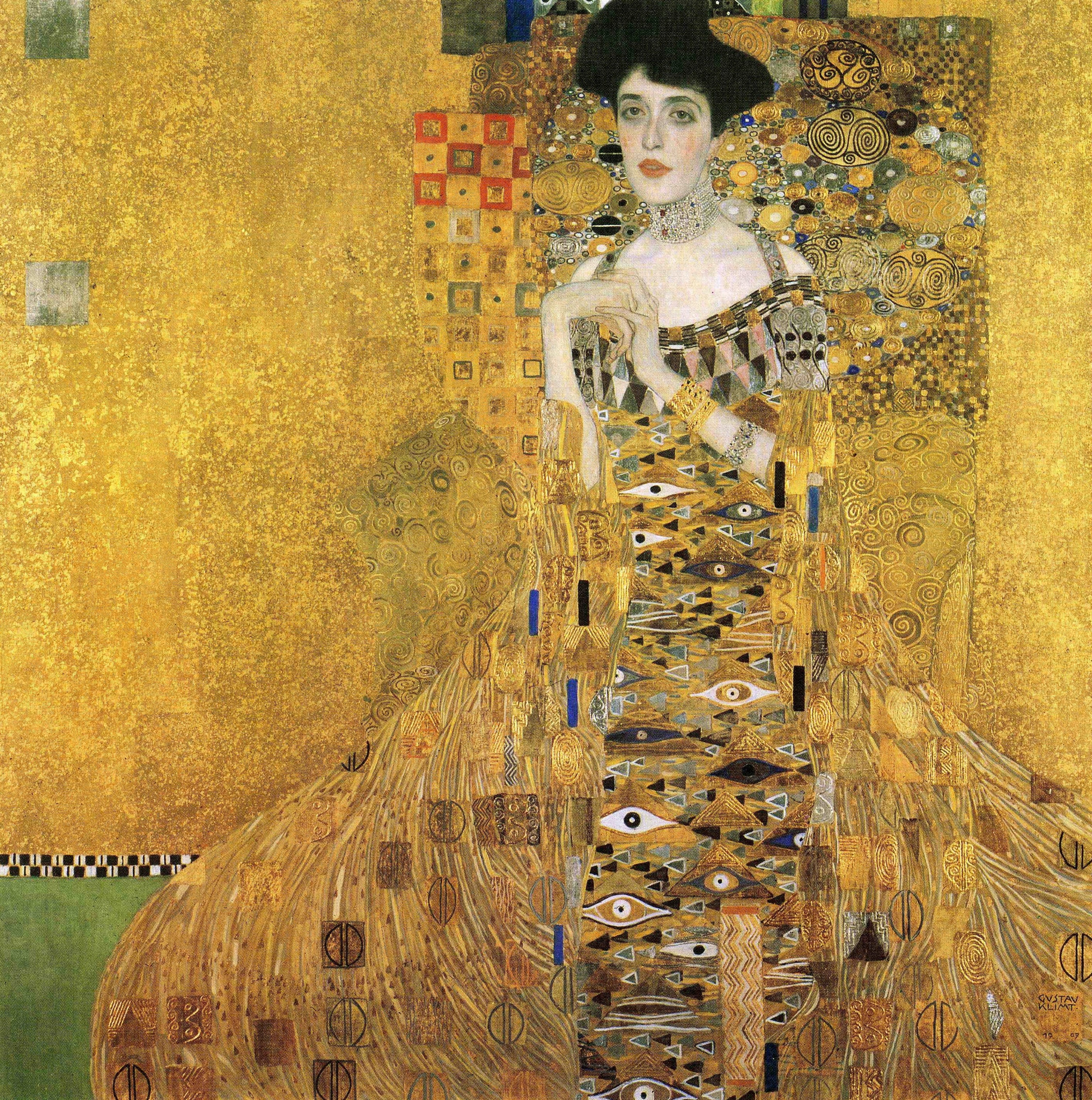 photomosaic, modern, klimt, architecture, art, women, 2K, gustav, hd, Phone HD Wallpaper
