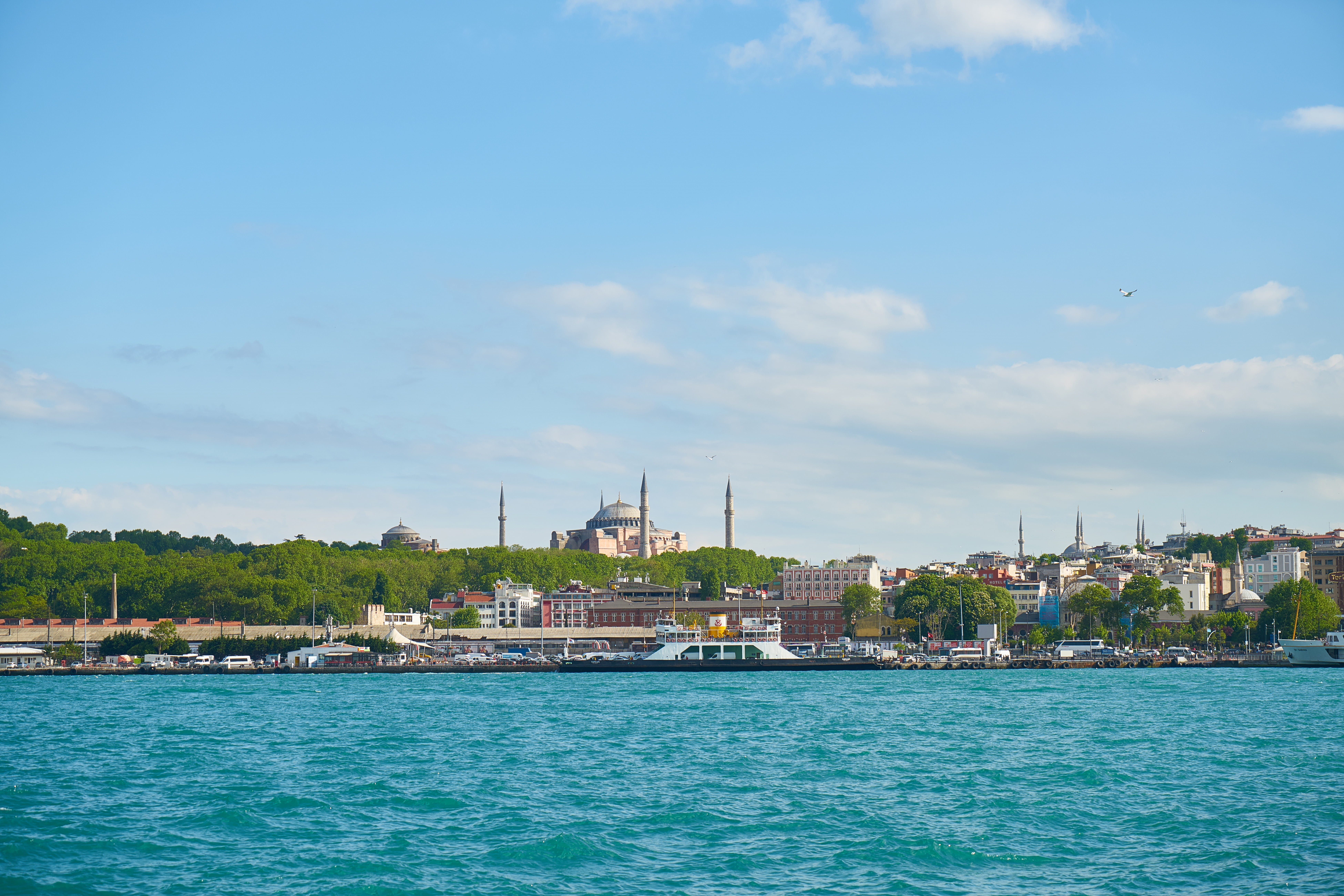 museum, city, marine, throat, water, outdoors, sailboat, church, cami, religion, place of worship, cloud - sky, architecture, nautical vessel, nature, day, HD Wallpaper