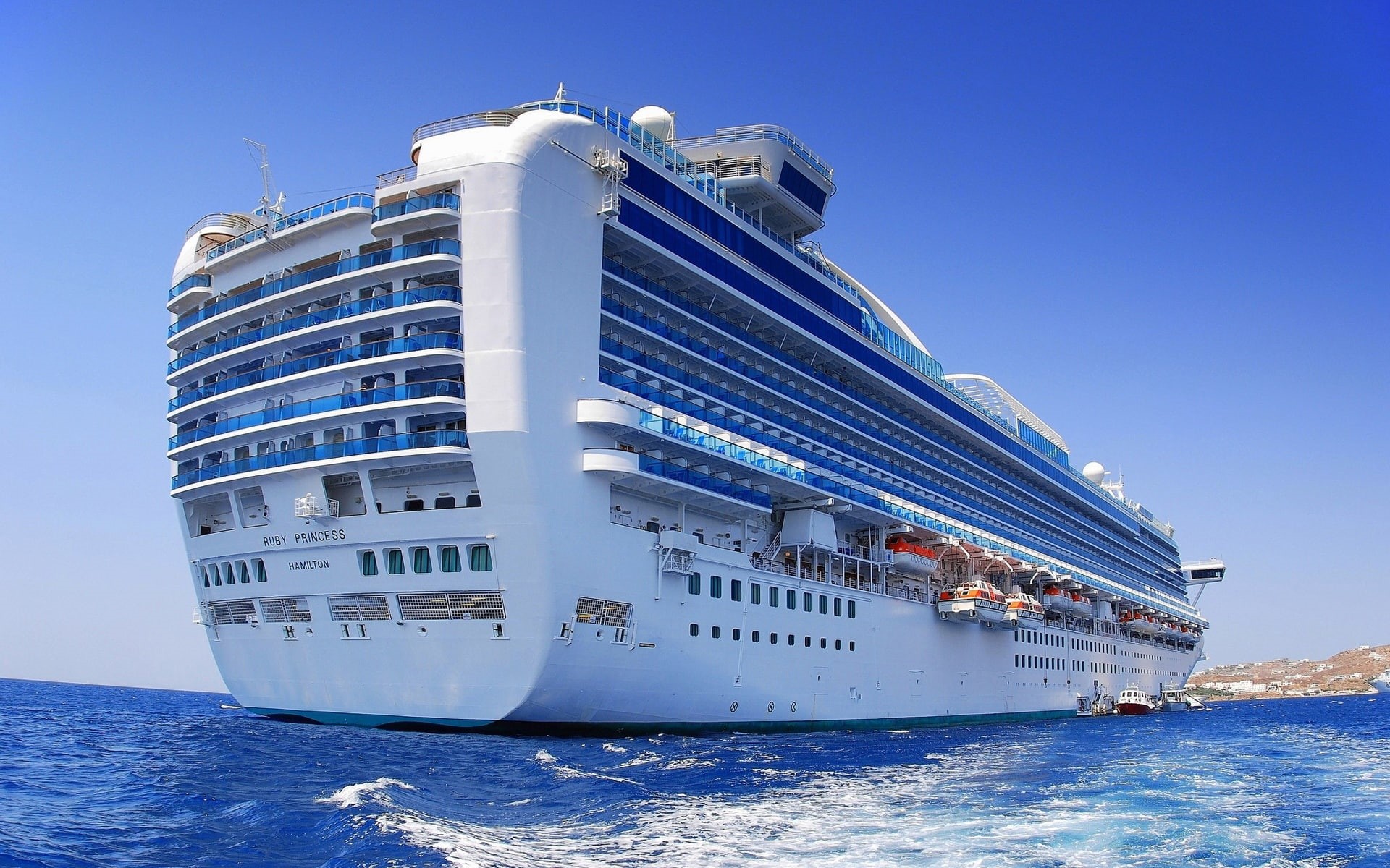 Cruise, Big, Ocean, Ship, 1080P, HD Wallpaper