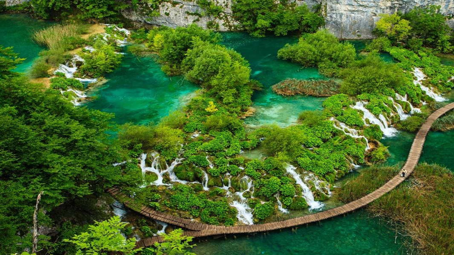 lakes, waterfalls, park, national, plitvice, view, 1080P, croacia, HD Wallpaper