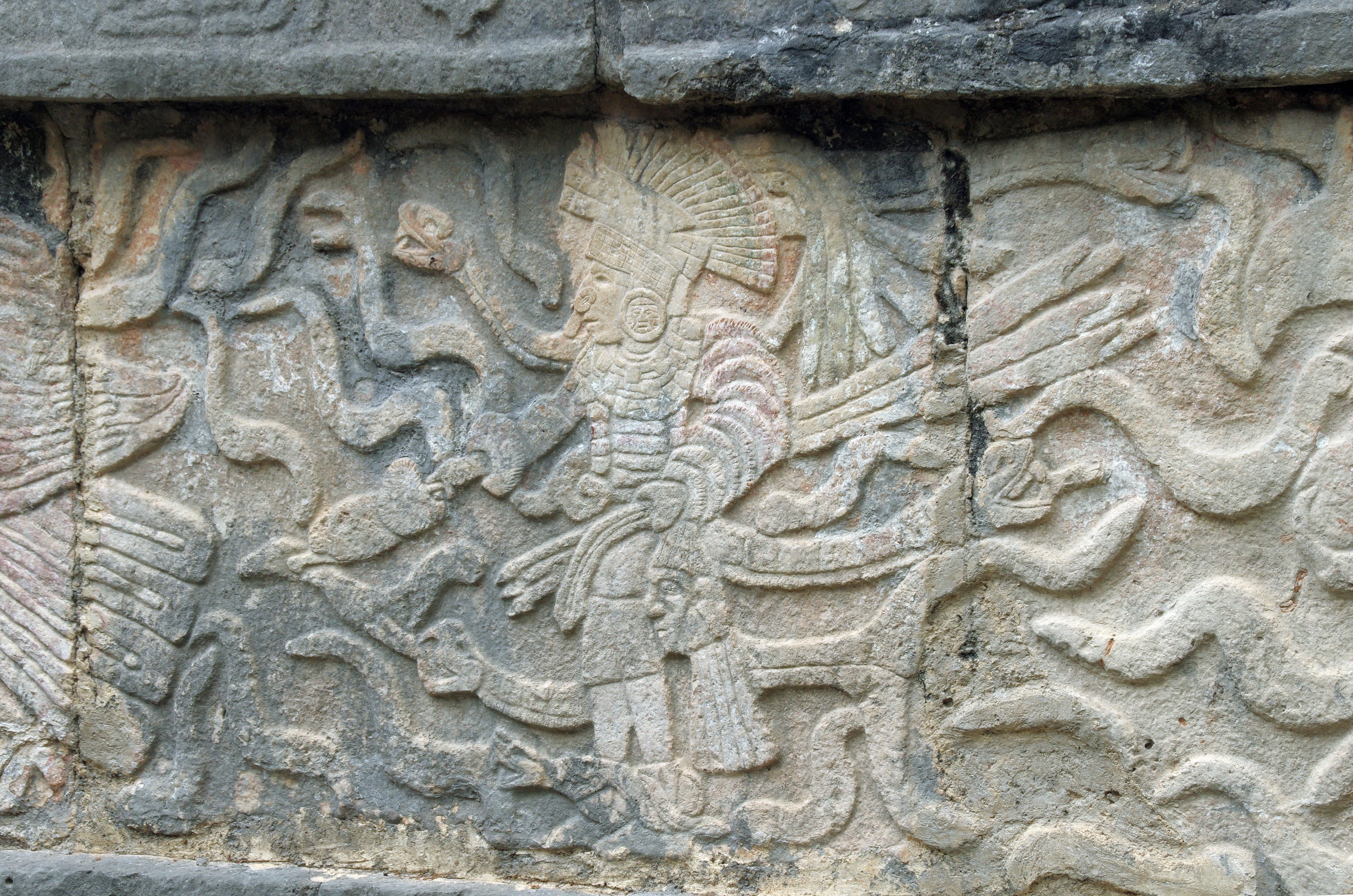 mexico, bas-relief, ruins, maya, monument, full frame, ornate, art, creativity, architecture, human representation, no people, day, art and craft, pierre, HD Wallpaper