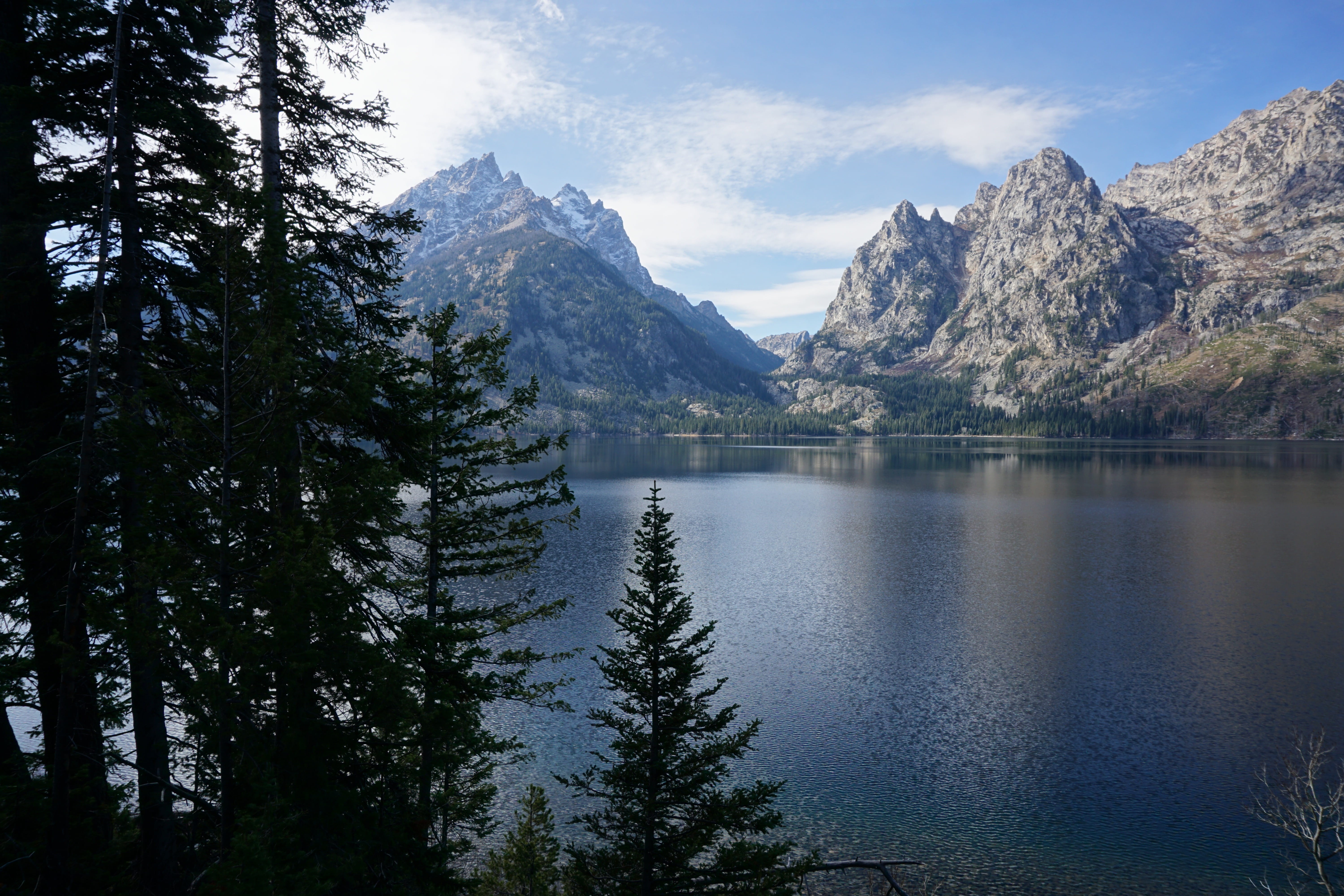 mountain, lake, 5K, mountain range, tree, formation, tranquil scene, sky, idyllic, reflection, water, nature, national park, scenics - nature, beauty in nature, HD Wallpaper