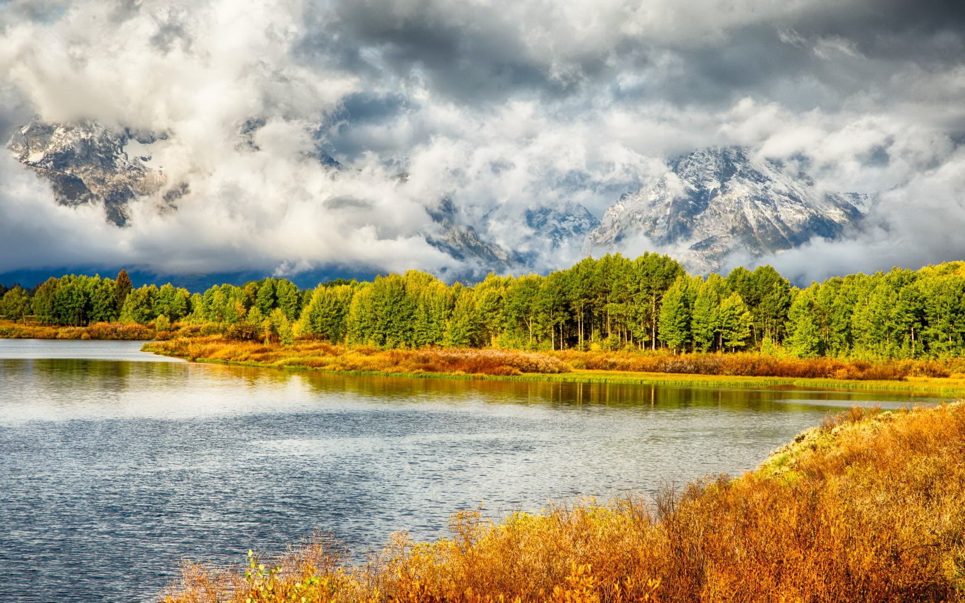 Moran, 1080P, United States, Grand Teton National Park, Wyoming, HD Wallpaper