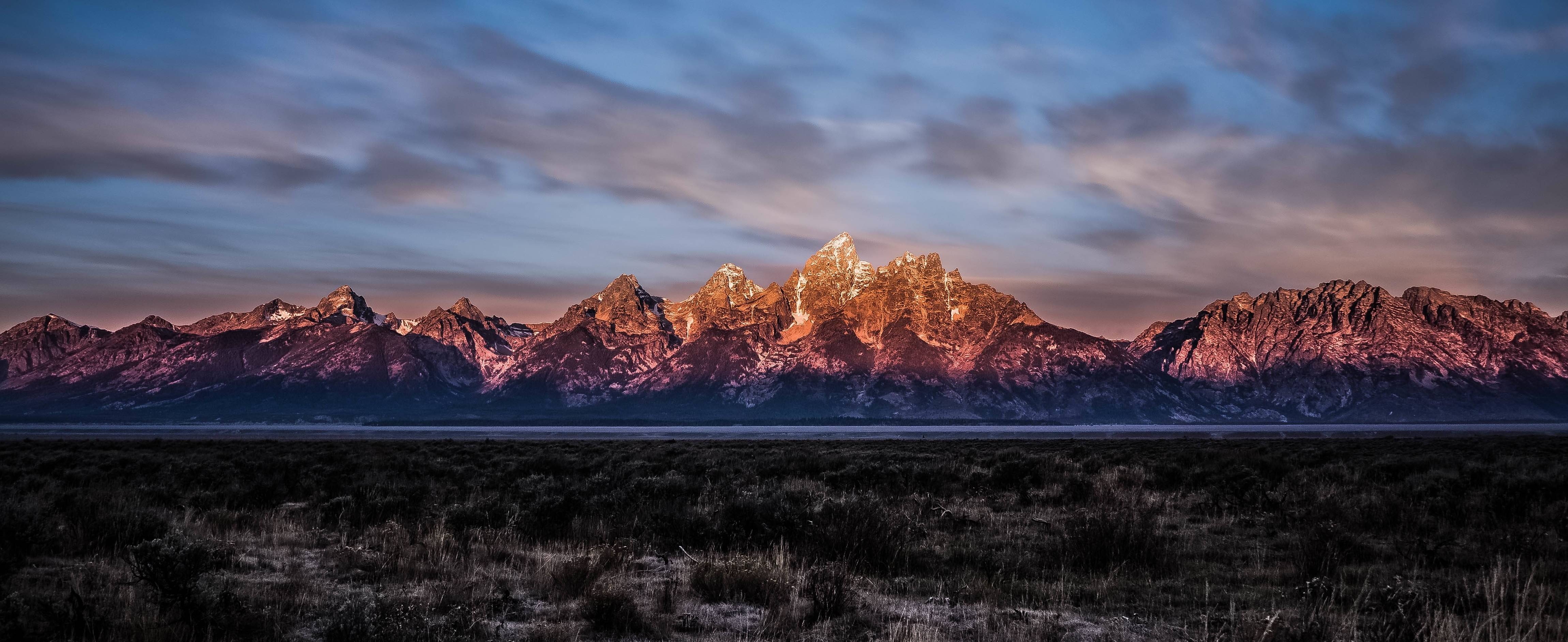 teton, range, mountain, peaks, landscape, 4K, HD Wallpaper
