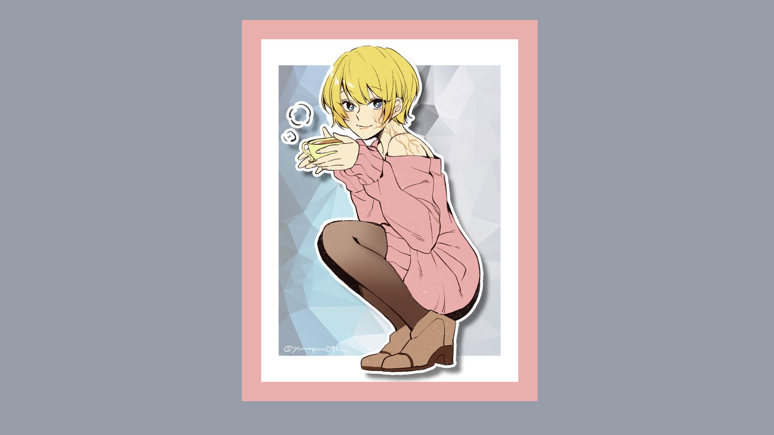 Apex Legends, blue eyes, 2K, wattson(apex legends), blonde, https://www.pixiv.net/en/users/3584828, HD Wallpaper