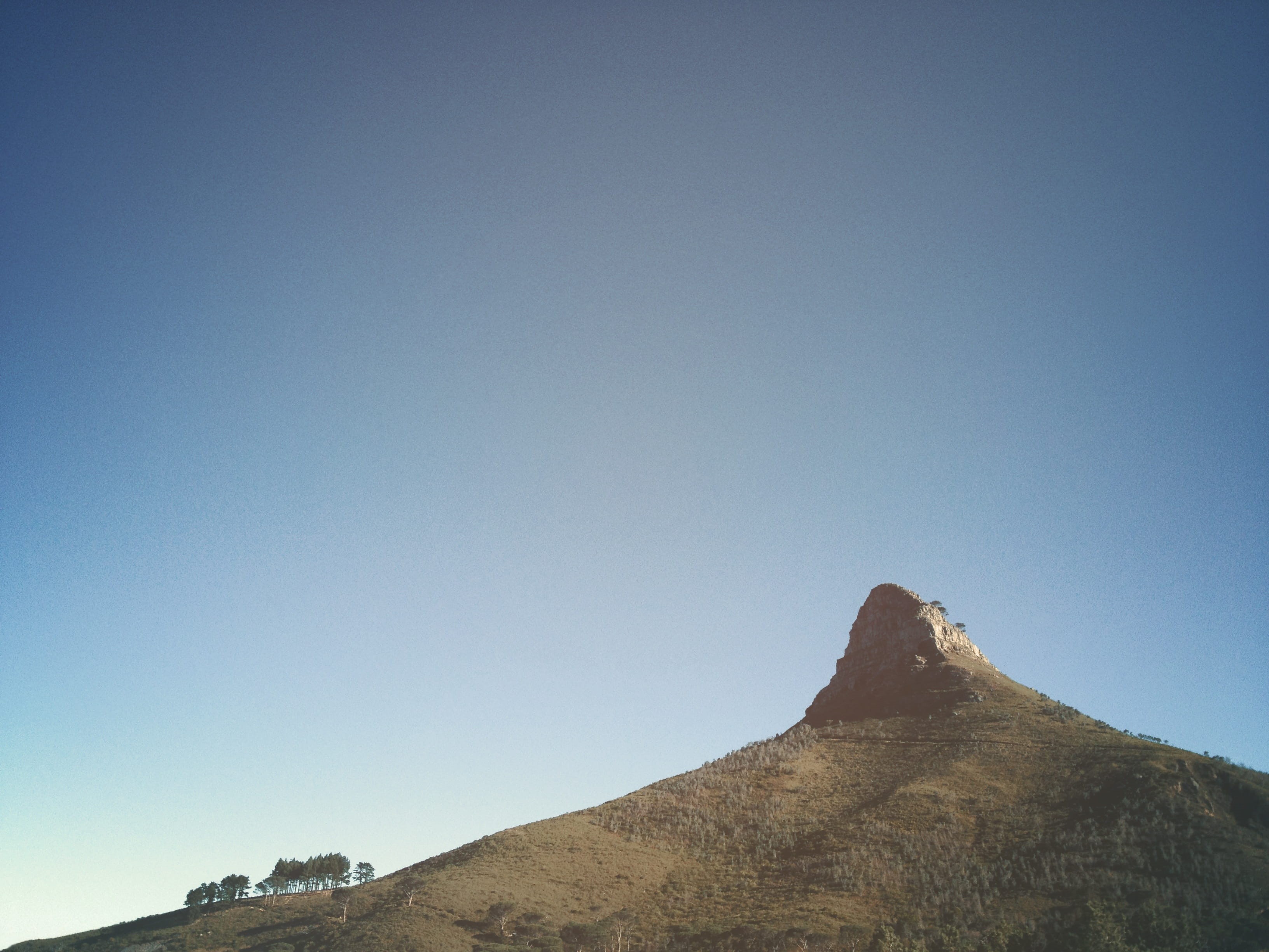 2K, field, arid, low angle view, stone, mountain peak, america, cinder, solid, clear sky, ancient, tranquil scene, crater, rock - object, arid climate, HD Wallpaper