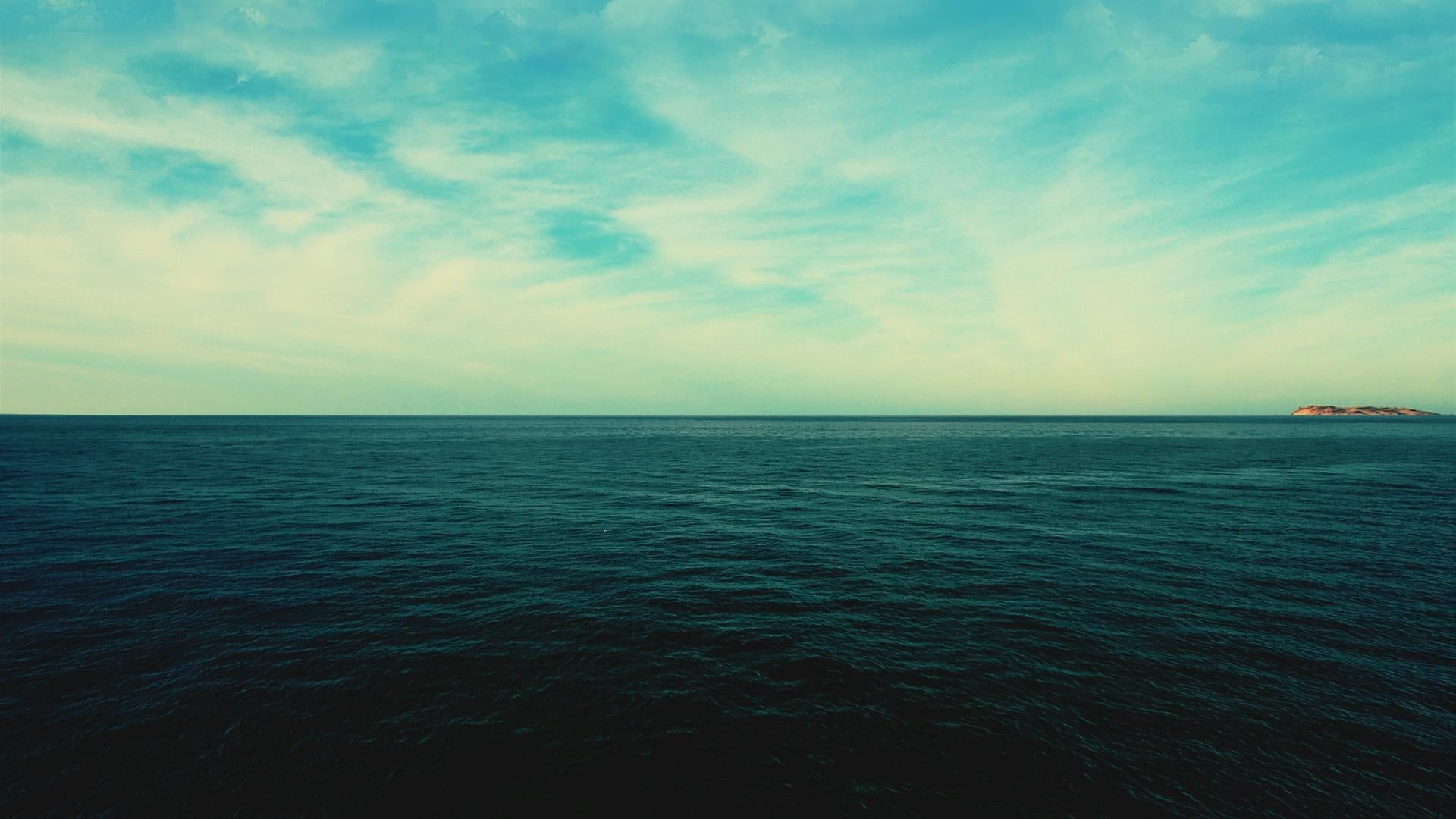 seascape, nature, tranquility, horizon, no people, 1080P, remote, horizon over water, waterfront, idyllic, sky, rippled, sea, scenics - nature, day, cloud - sky, HD Wallpaper