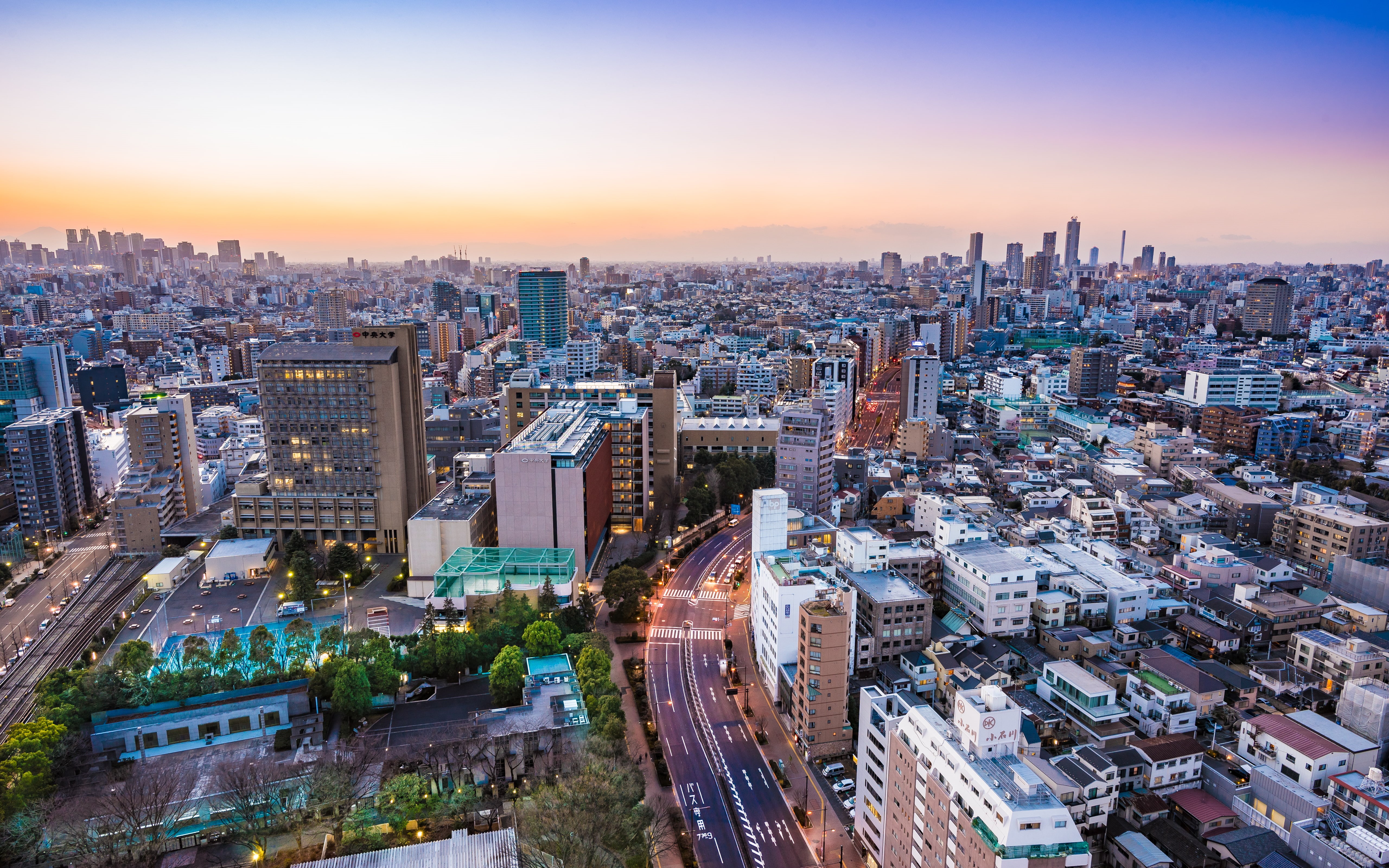 bunkyociviccenter, city, skyline, cityscape, dusk, japan, tokyojapan, tokyo, photography, 5K, mountfuji, sunset, urban, HD Wallpaper