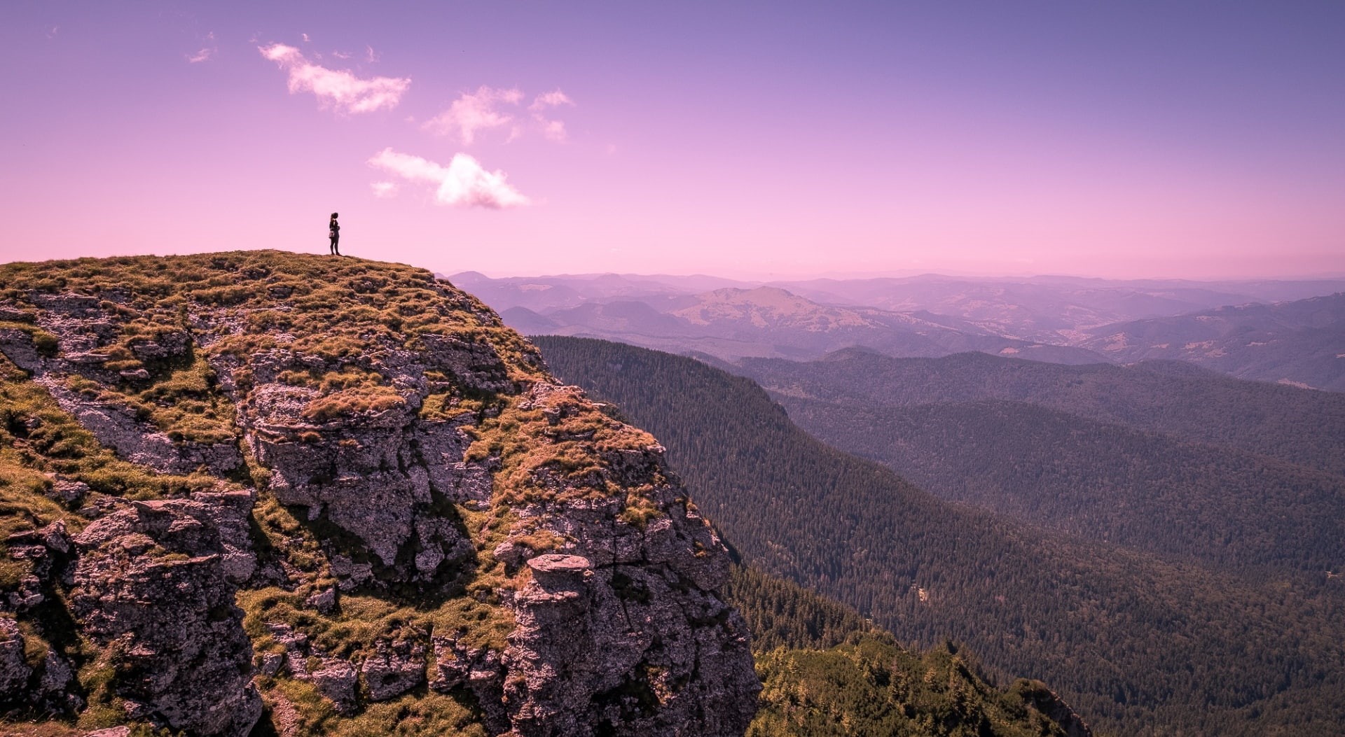 scenics - nature, one person, Europe, Mountains, outdoors, Alone, Above, travel destinations, National, land, adventure, Woman, Outdoor, environment, tourism, HD Wallpaper
