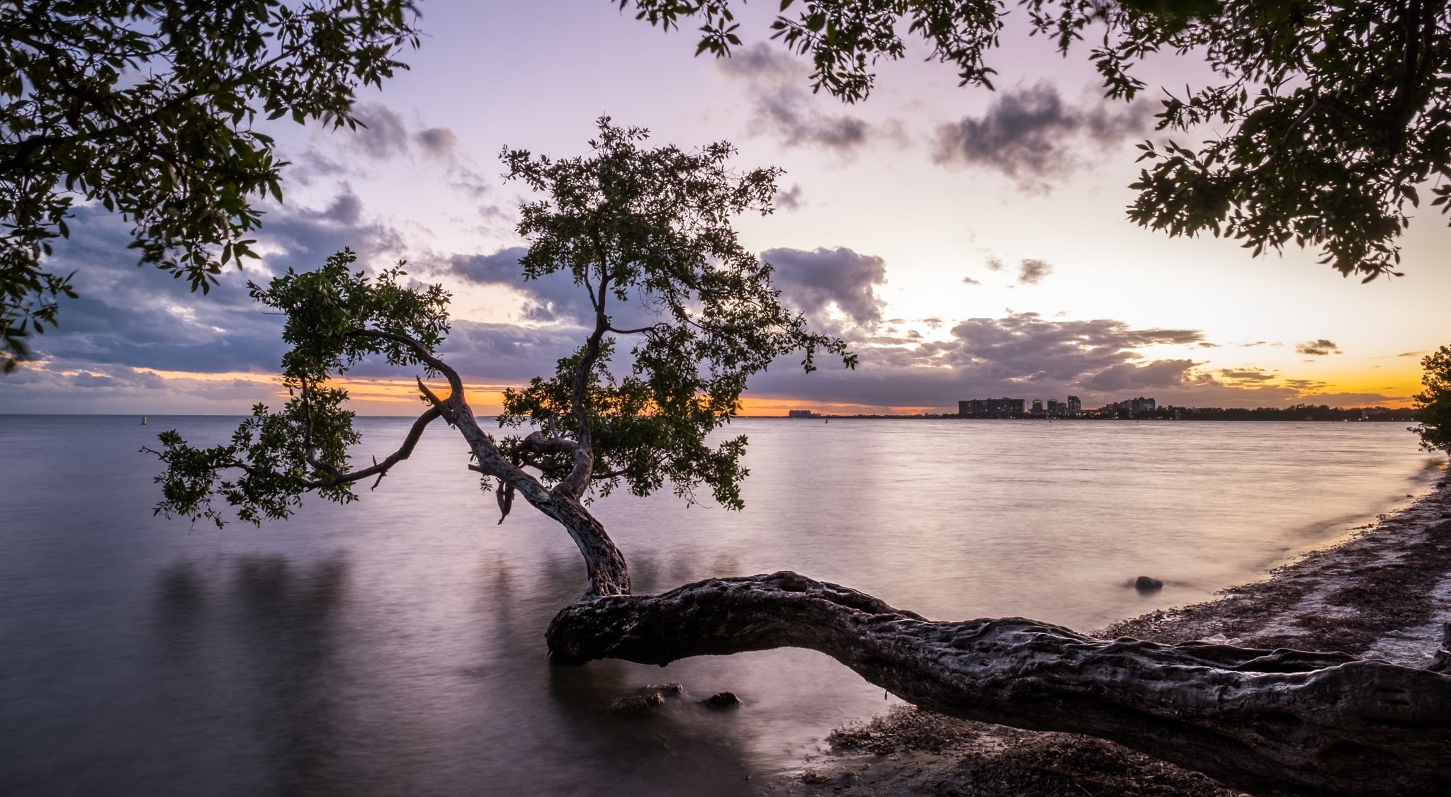 united states, 1080P, cloud - sky, touristdestinations, tranquil scene, no people, Landscape, outdoors, sunset, Peaceful, non-urban scene, Water, growth, HD Wallpaper
