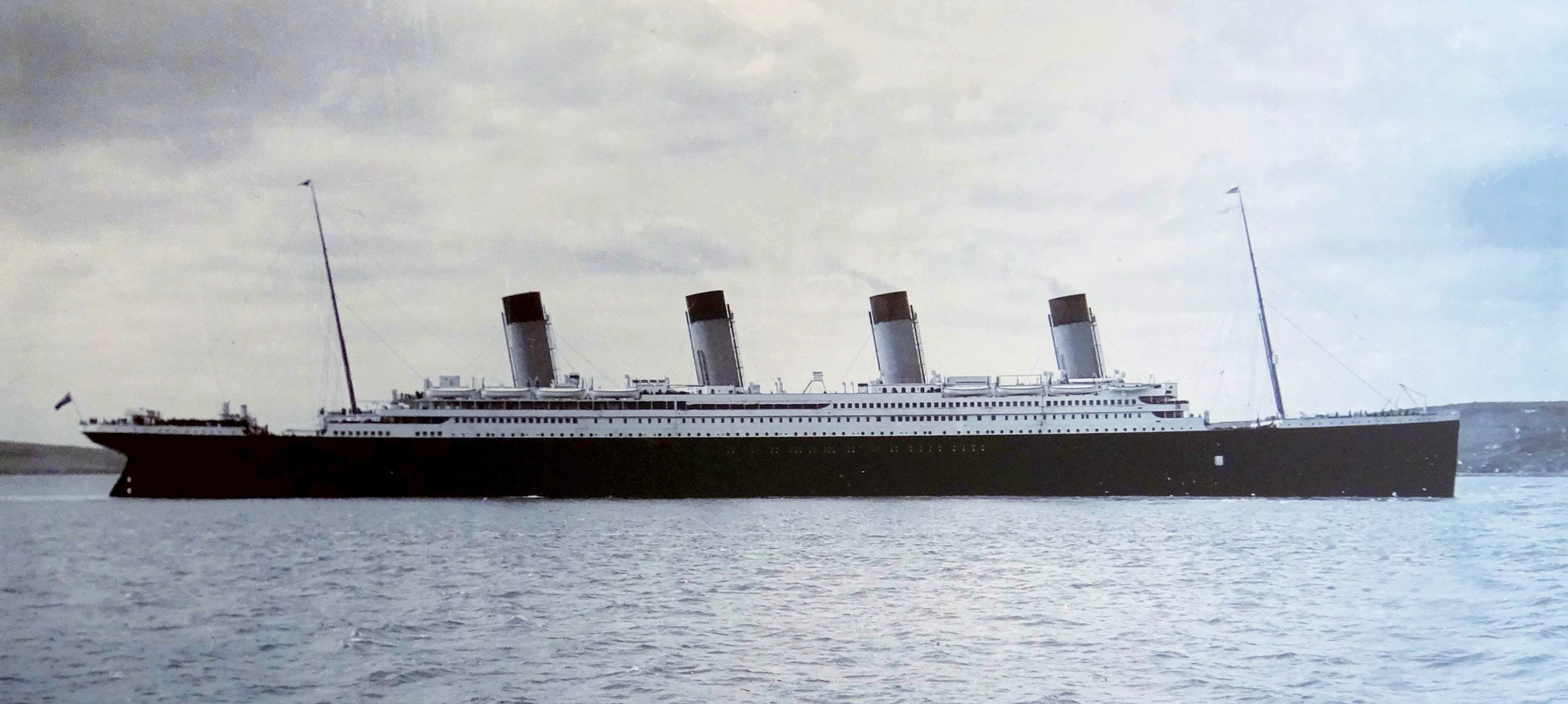freight transportation, 2K, industry, cloud - sky, vintage, nature, Titanic, water, sailboat, ship, architecture, no people, sky, shipping, waterfront, HD Wallpaper