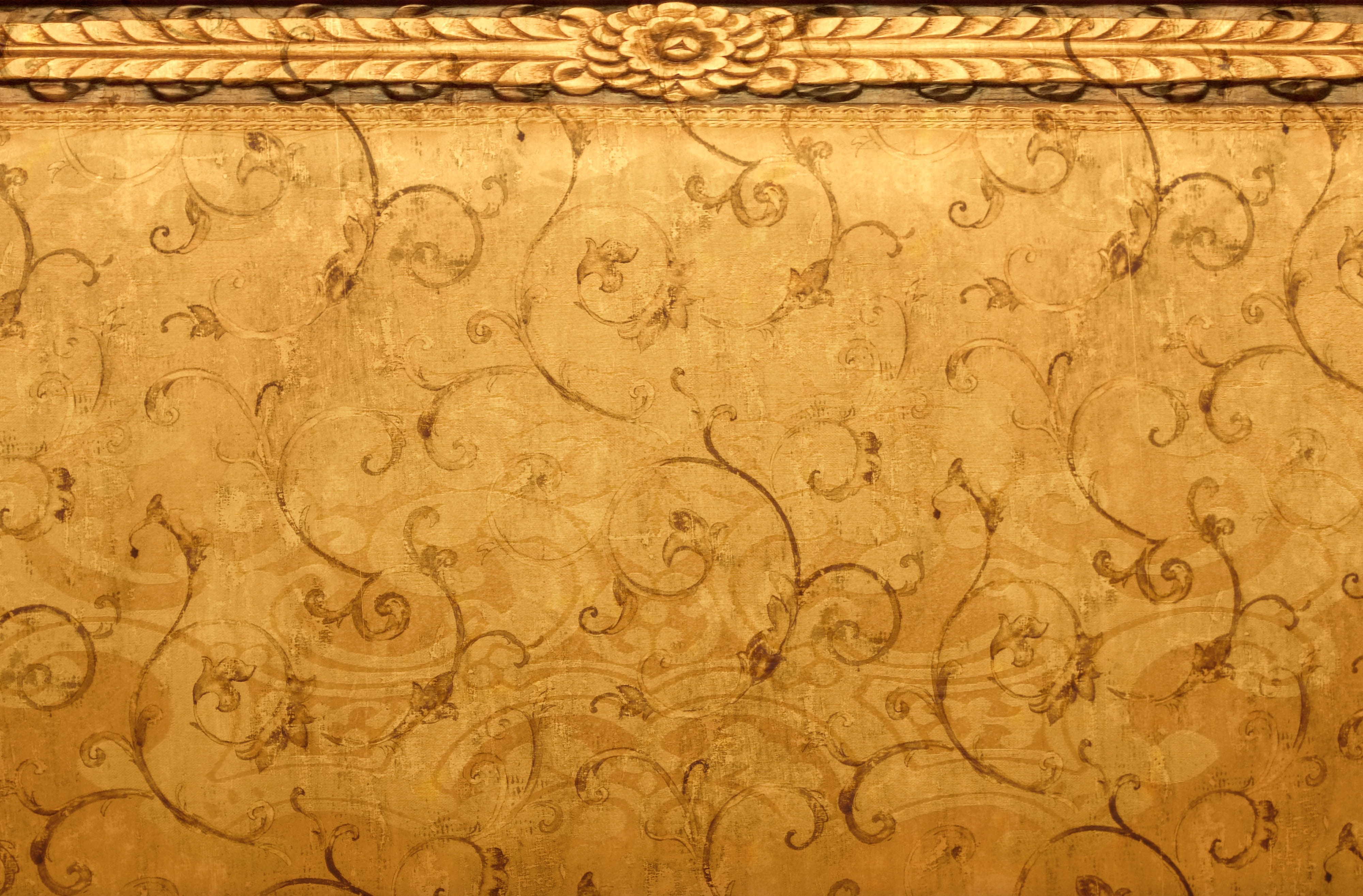 ornate, backgrounds, architecture, no people, flooring, building exterior, tapestry, fleuri, outdoors, pattern, nature, floral pattern, craft, yellow, antique, HD Wallpaper