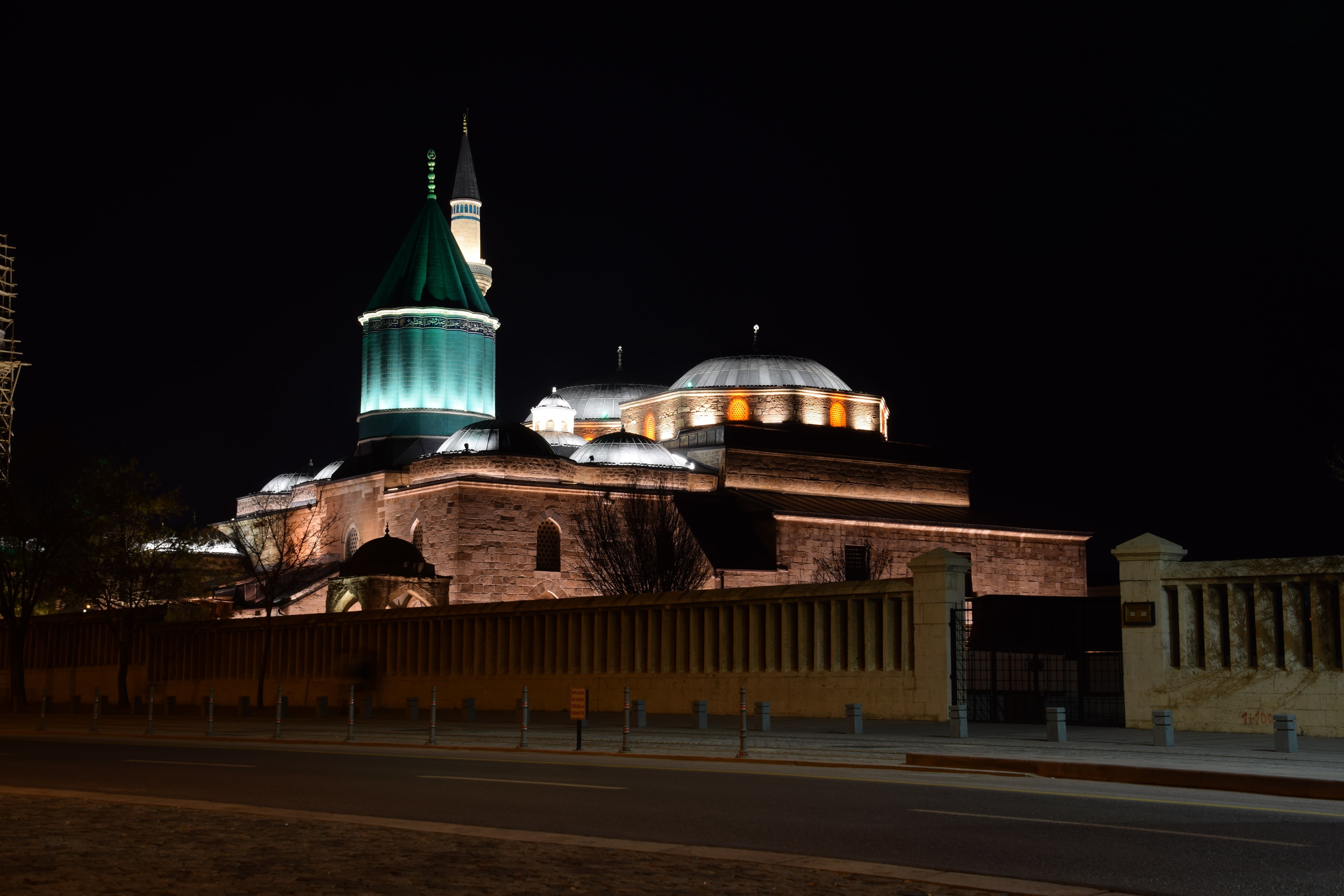 history, travel, city, 5K, islam, architecture, outdoors, government, sky, konya, built structure, mevlana museum, architectural column, travel destinations, HD Wallpaper