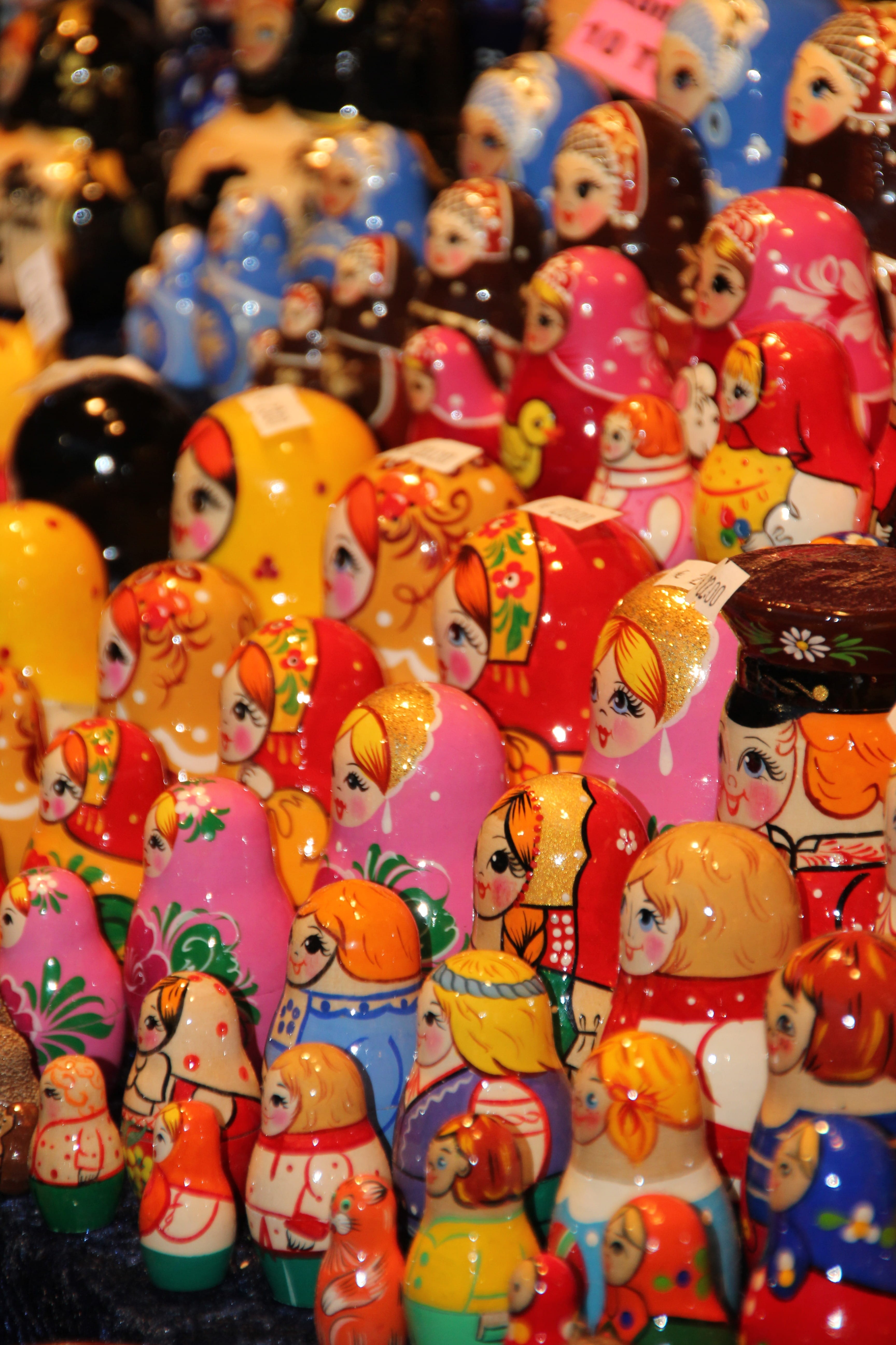toy, no people, christmas, abundance, souvenir, arrangement, doll, cultures, Christmas Market, decorations, figurine, wooden figures, indoors, still life, Phone HD Wallpaper