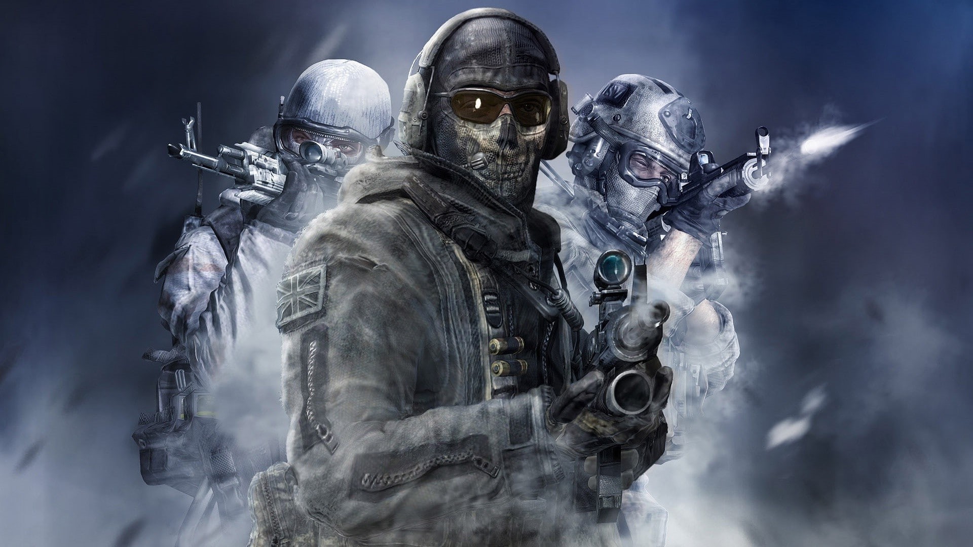 weapon, technology, uniform, waist up, protection, mid adult, call of duty 4 modern warfare, protective workwear, military, helmet, men, communication, HD Wallpaper
