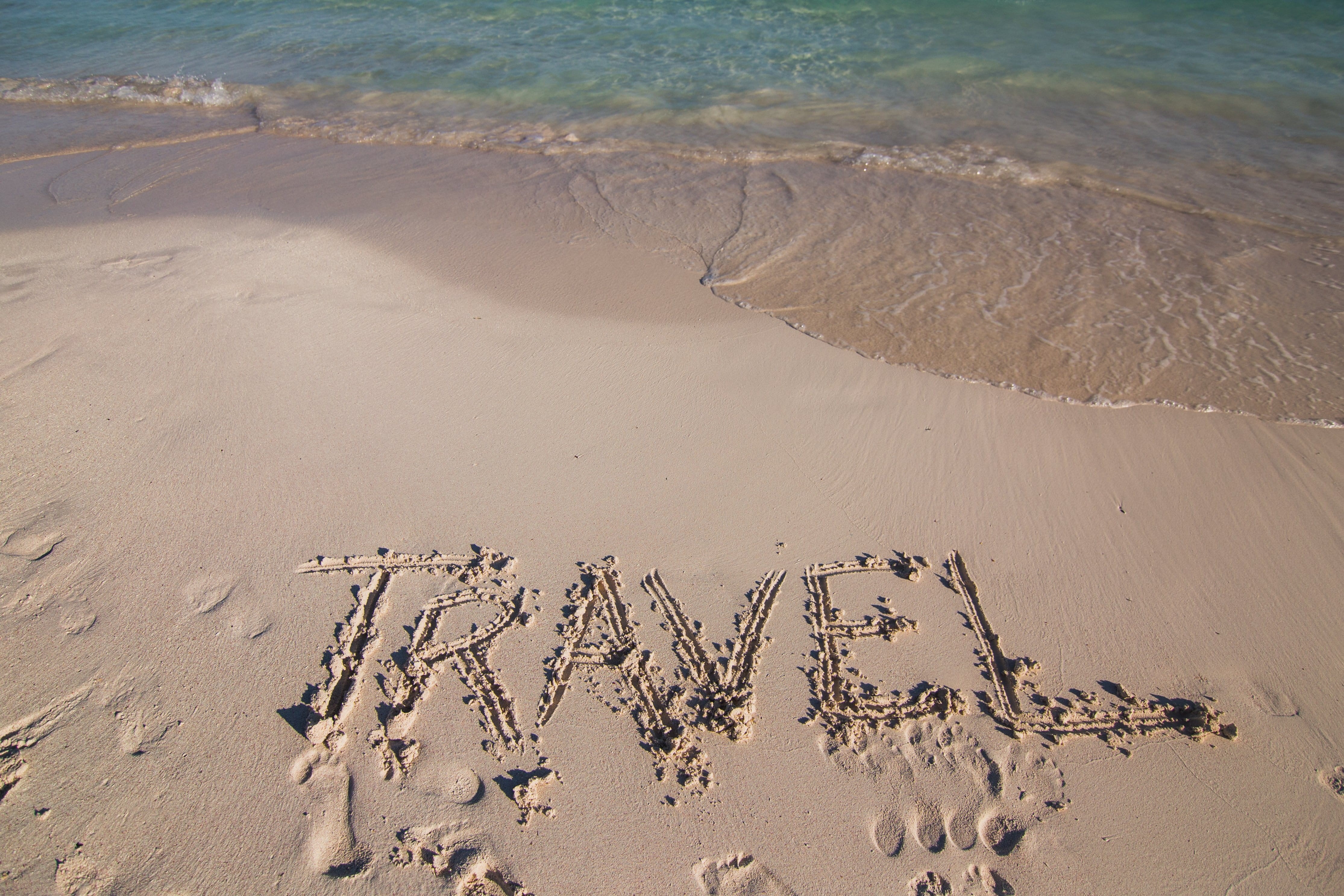 message, animal wildlife, land, sand, Nature and Landscapes, beach, Travel, Ocean, nature, no people, water, photo, outdoors, communication, Trip, written, HD Wallpaper