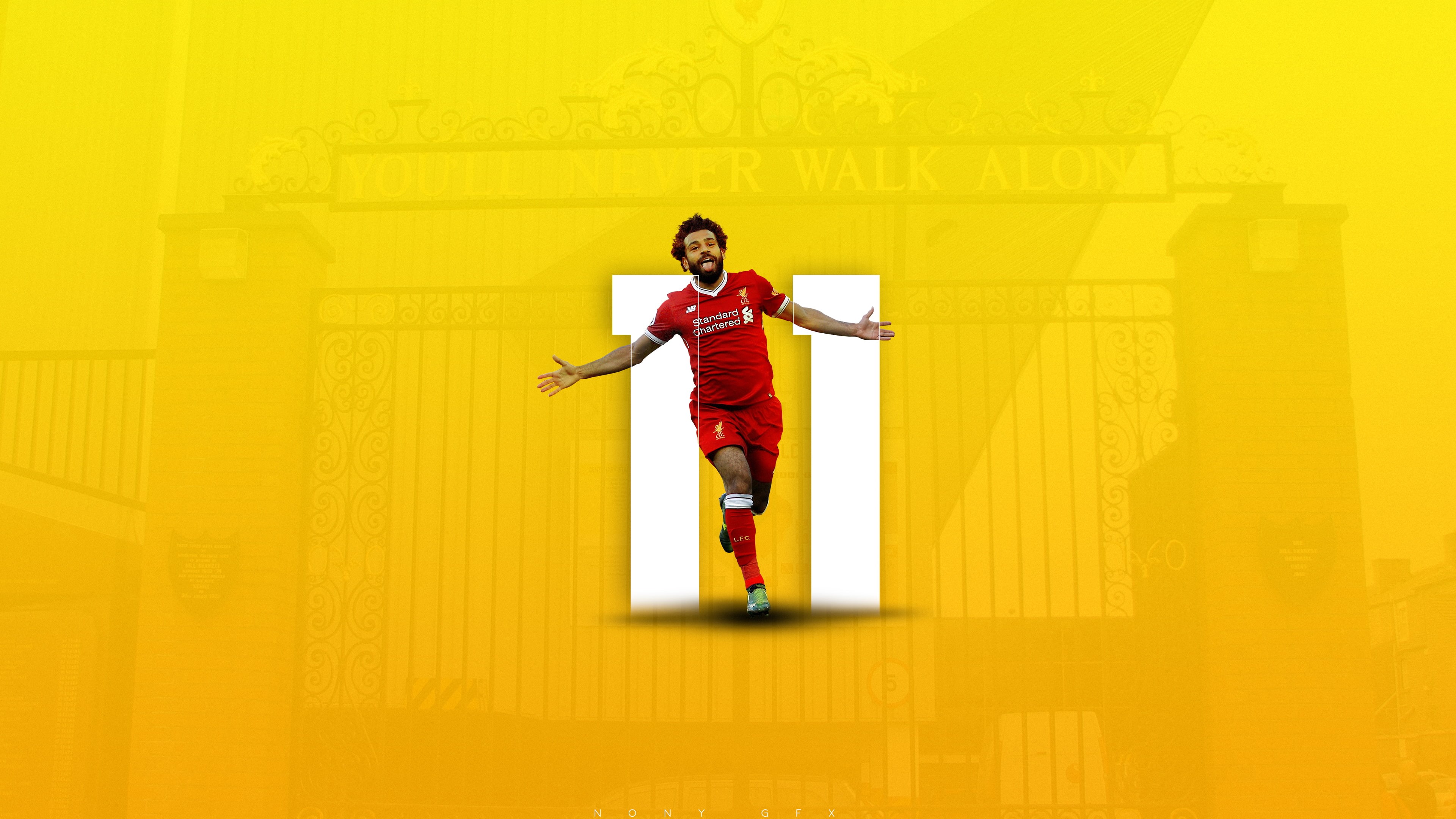 Soccer, Mohamed Salah, 4K, Liverpool F.C., HD Wallpaper