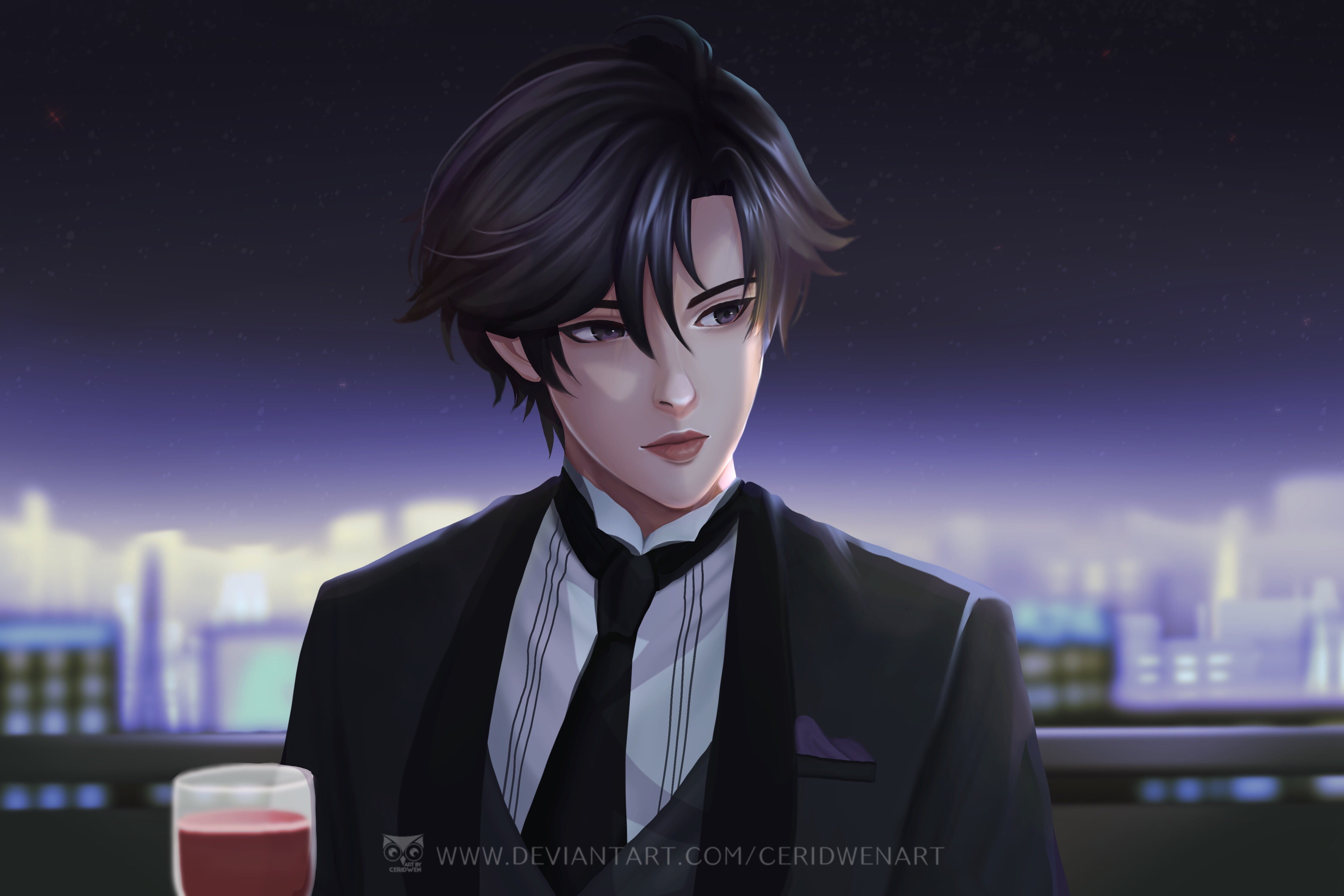 Mystic Messenger, Jumin Han, Anime, 4K, HD Wallpaper