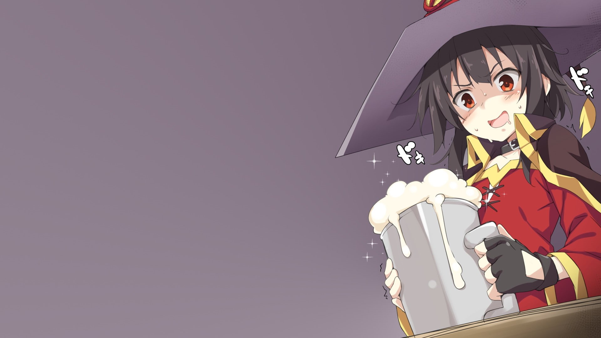 airplane, Megumin (KonoSuba), studio shot, women, outdoors, adult, one person, Kono Subarashii Sekai ni Shukufuku wo!, females, young women, young adult, HD Wallpaper