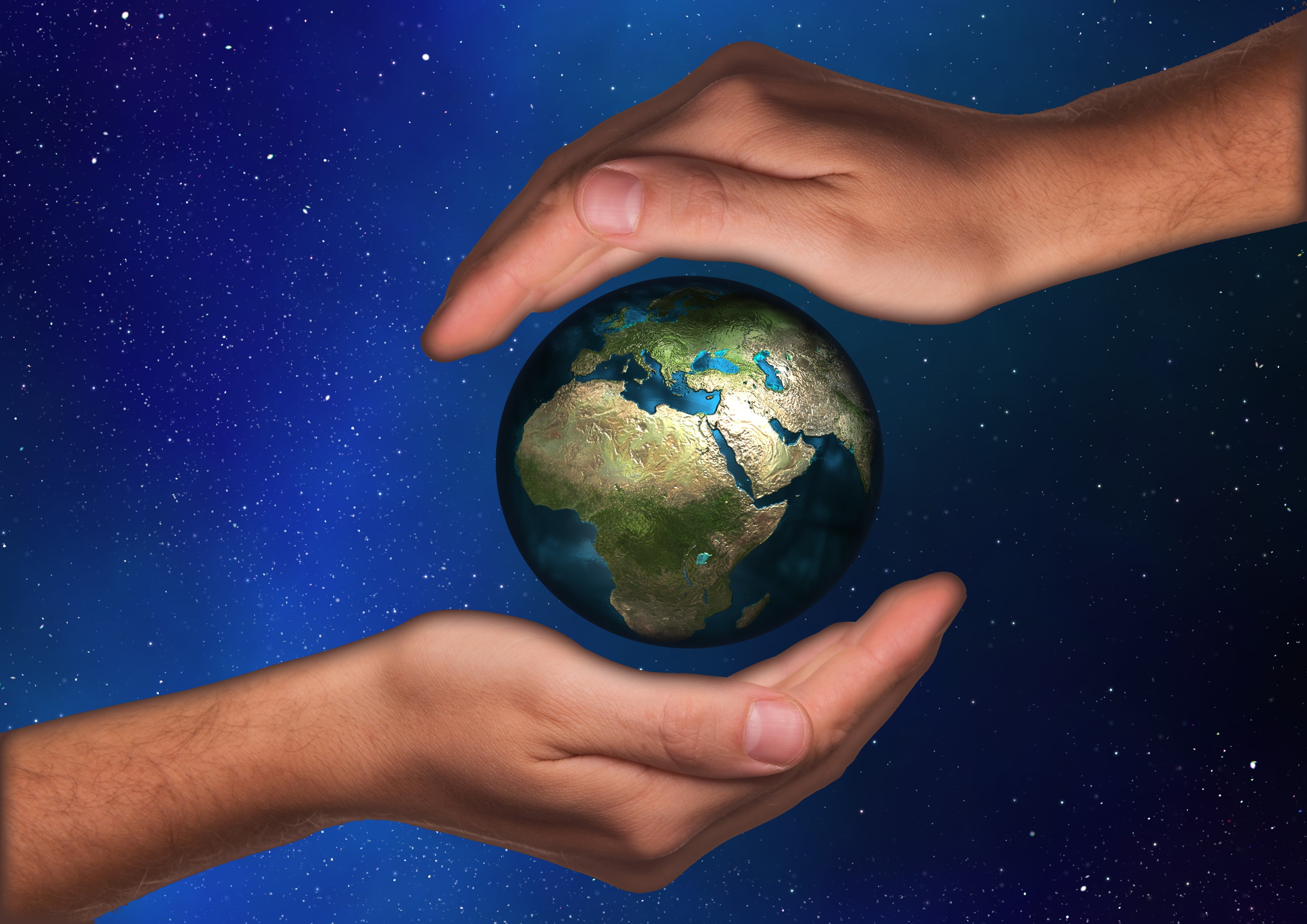 star - space, nature, help, planet, protect, hands, worship, handful of, globe - man made object, awe, world, astronomy, night, human hand, respect, human, HD Wallpaper
