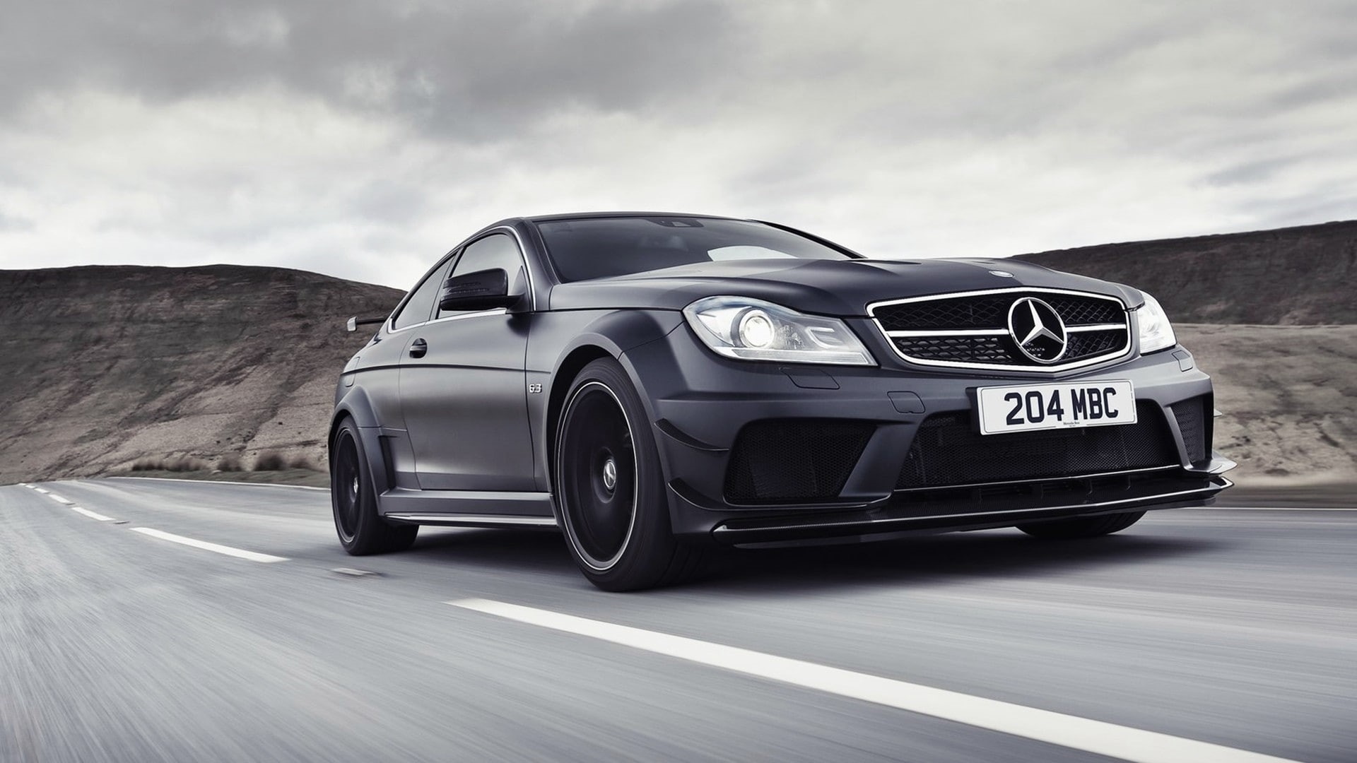 royal, mercedesbenz, 1080P, Black, mercedes, art, c, series, benz, respect, amg, cars, roads, blac, automotive, hd, HD Wallpaper