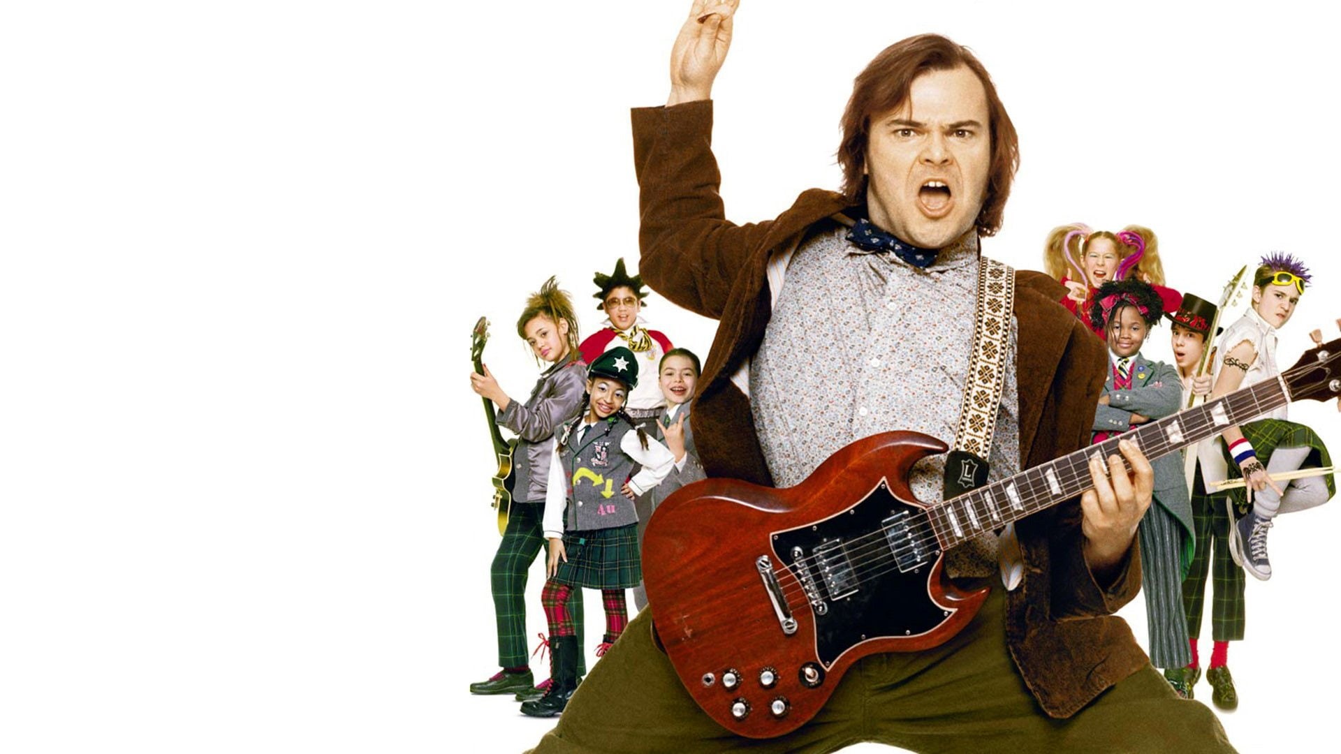 School of Rock, Jack Black, Movie, 1080P, HD Wallpaper
