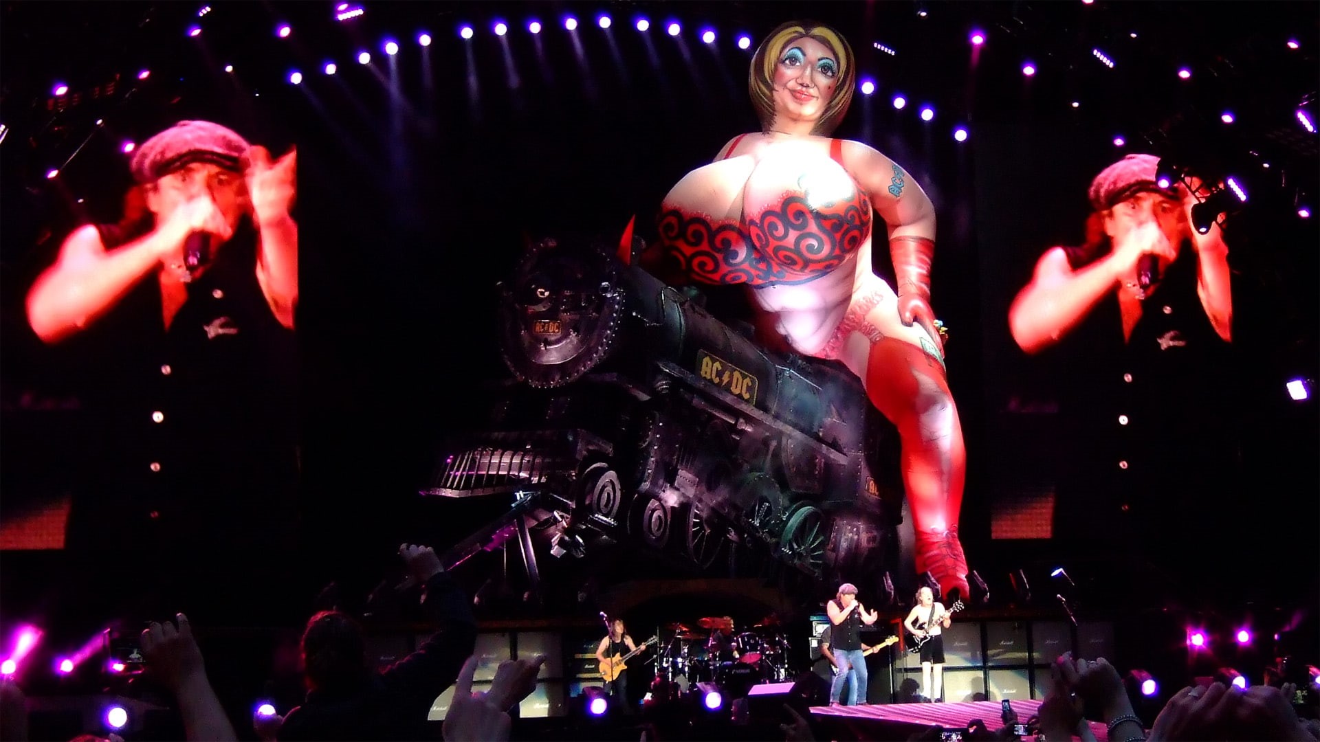 1080P, bands, concert, male, men, acdc, ac dc, heavy, metal, hard, people, groups, drums, rock, classic, guitars, entertainment, HD Wallpaper