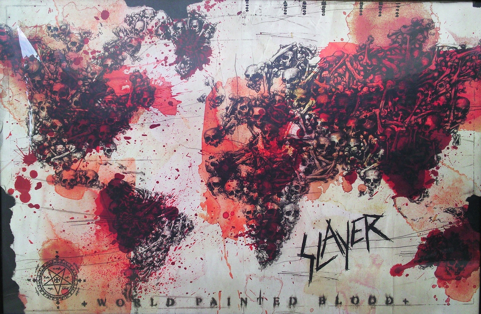music, 1080P, heavy, covers, slayer, album, death, groups, metal, bands, rock, hard, HD Wallpaper