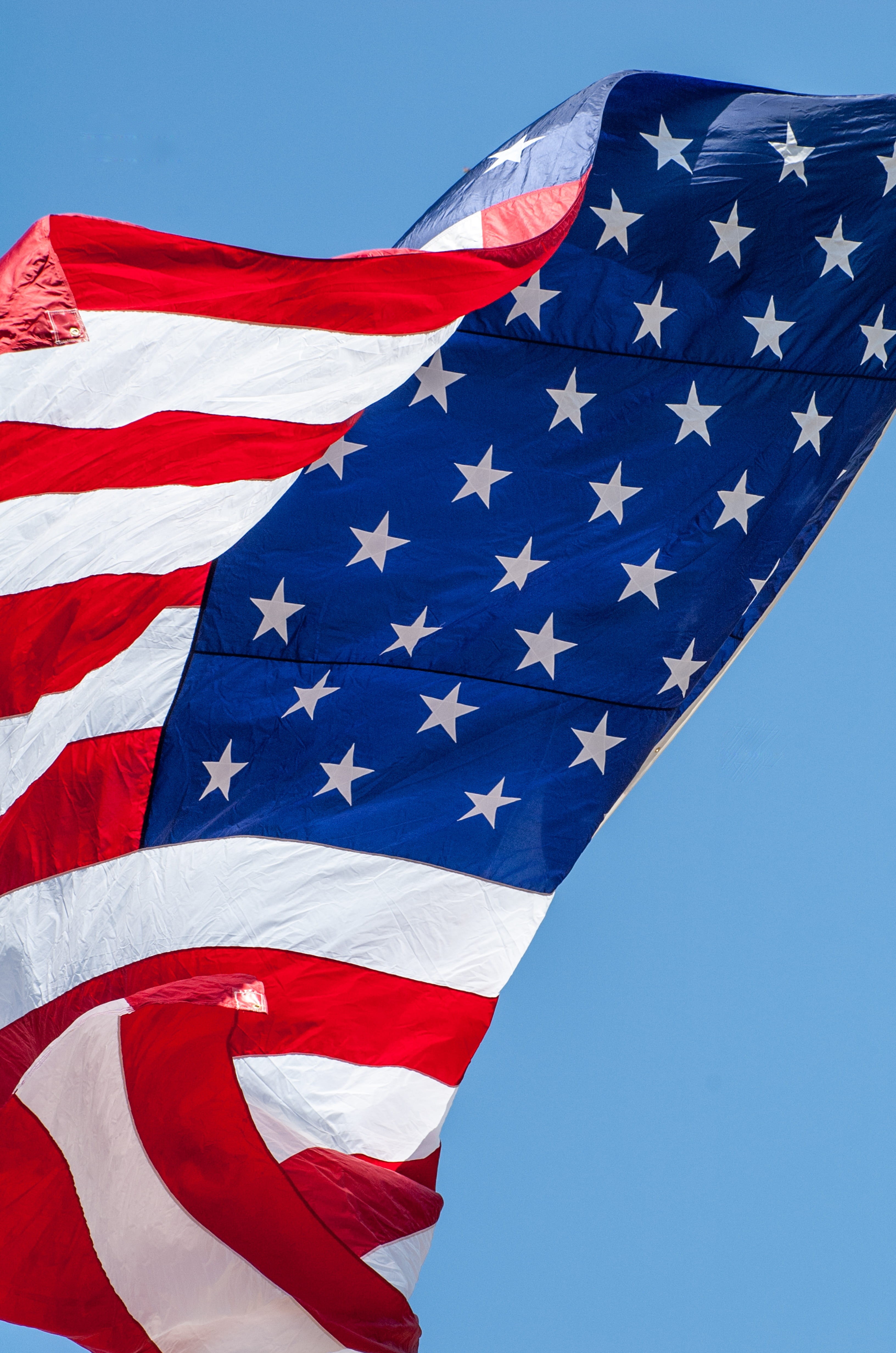 striped, american, wind, day, stripes, old glory, dom, flag, stars, democracy, waving, environment, independence, shape, glory, daytime, star shape, national icon, Phone HD Wallpaper